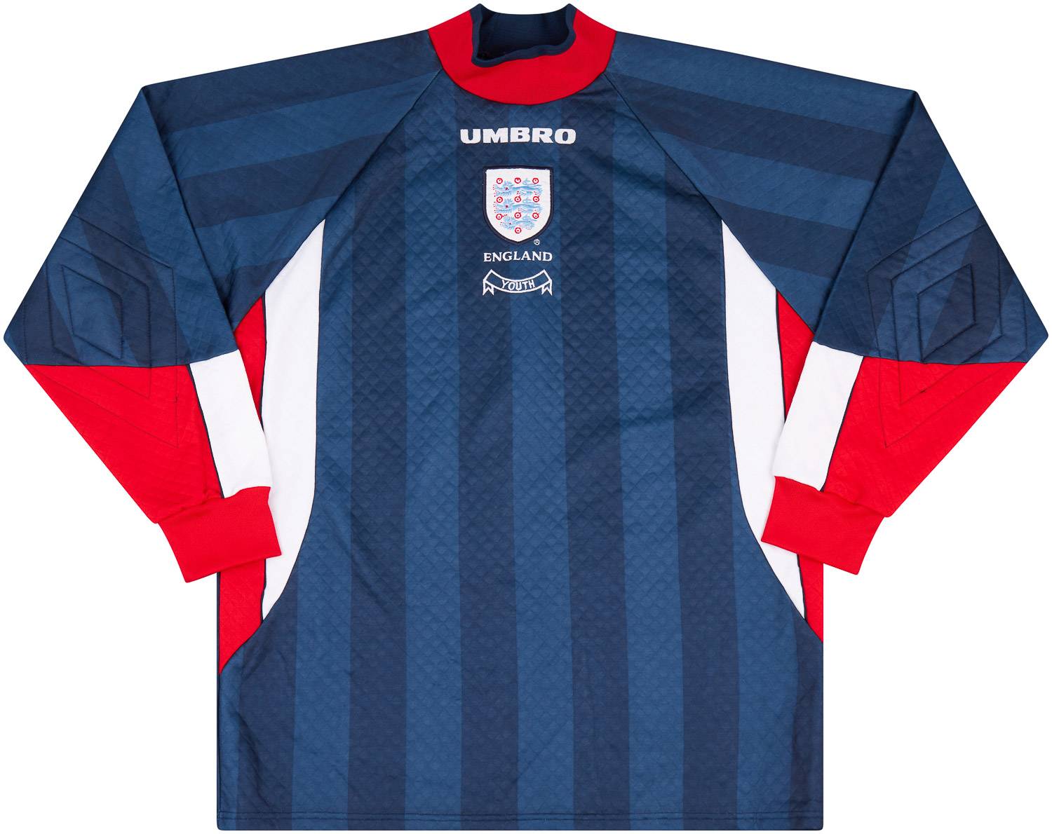 1998 England U-18 Match Issue GK Shirt #1 (Evans)