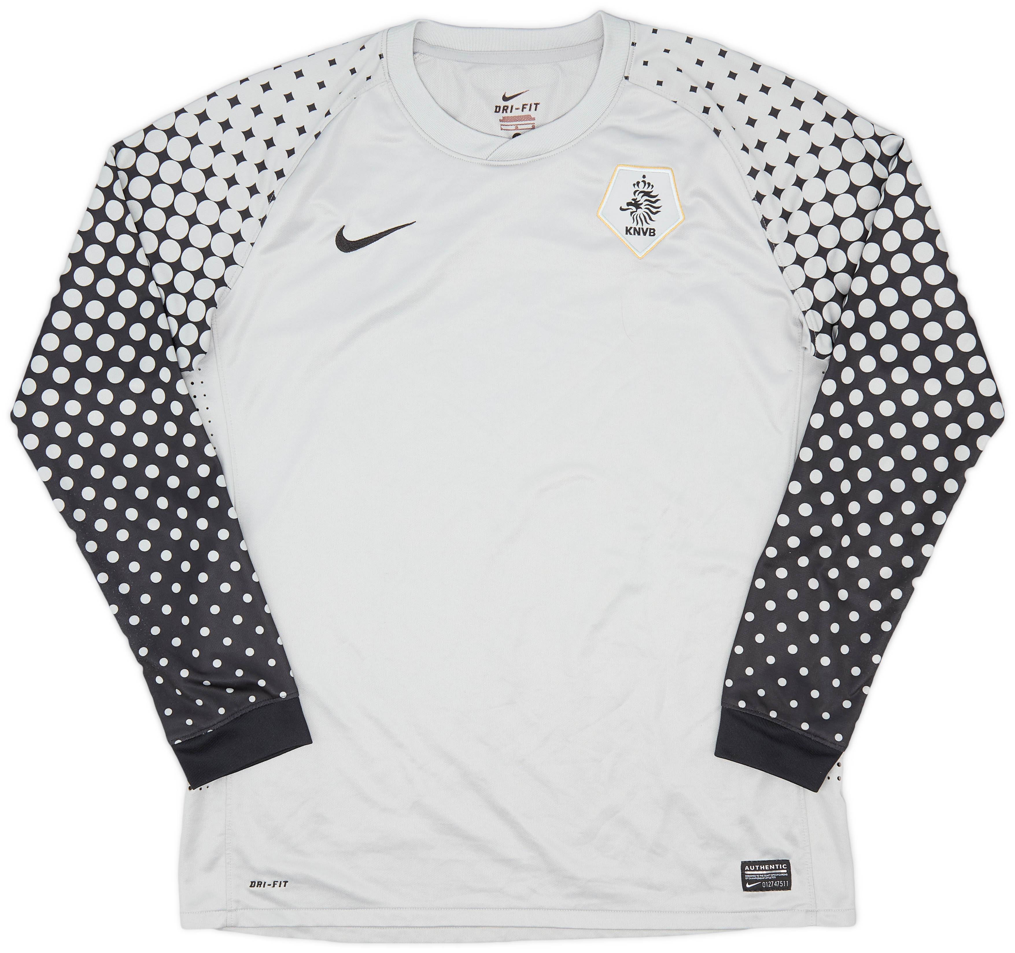 2010-12 Netherlands Authentic GK Shirt - 8/10 - (L)