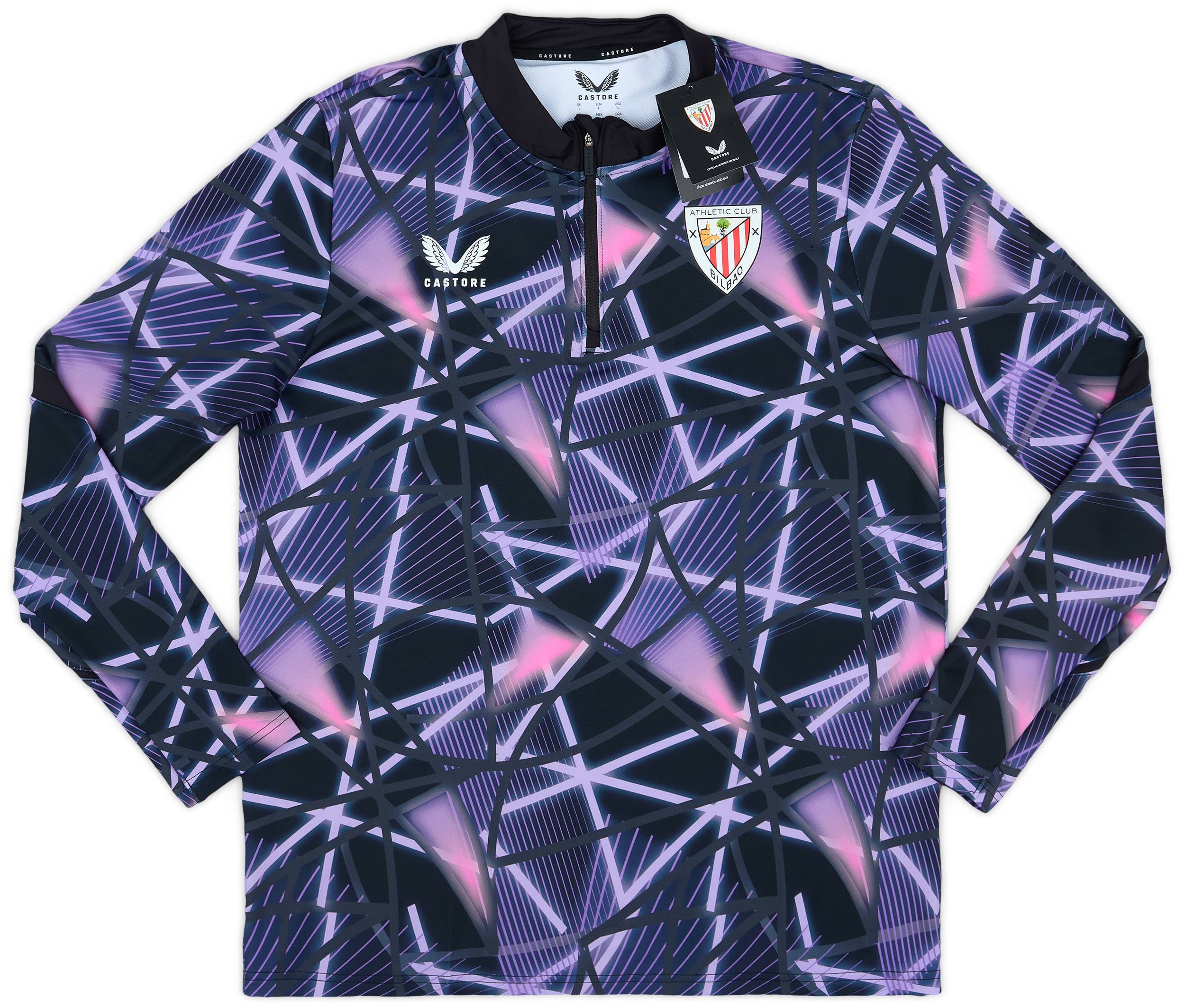 2024-25 Athletic Bilbao Castore Pre-Match 1/4 Zip Top