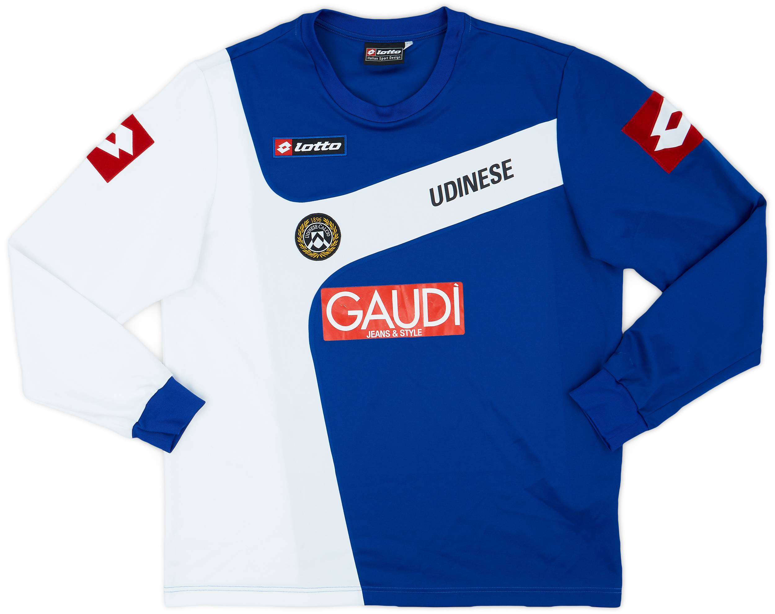 2006-08 Udinese Lotto Training L/S Shirt - 7/10 - (XL)