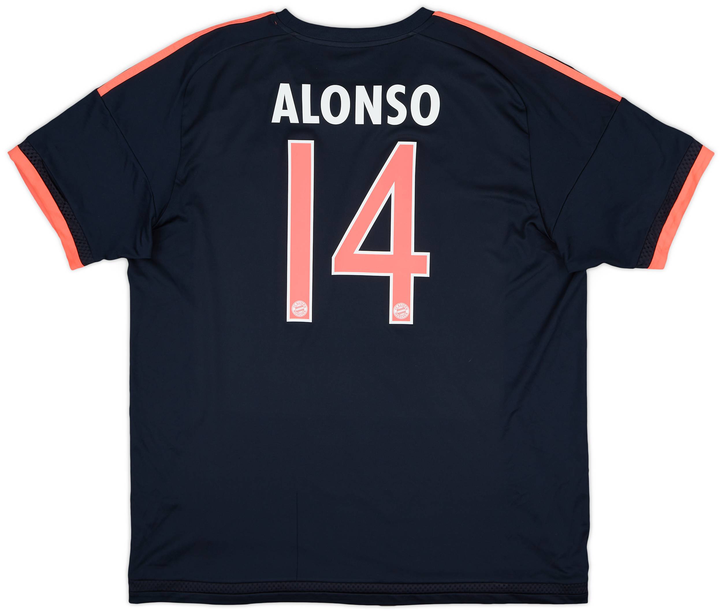 2015-16 Bayern Munich Third Shirt Alonso #14 - 5/10 - (XXL)