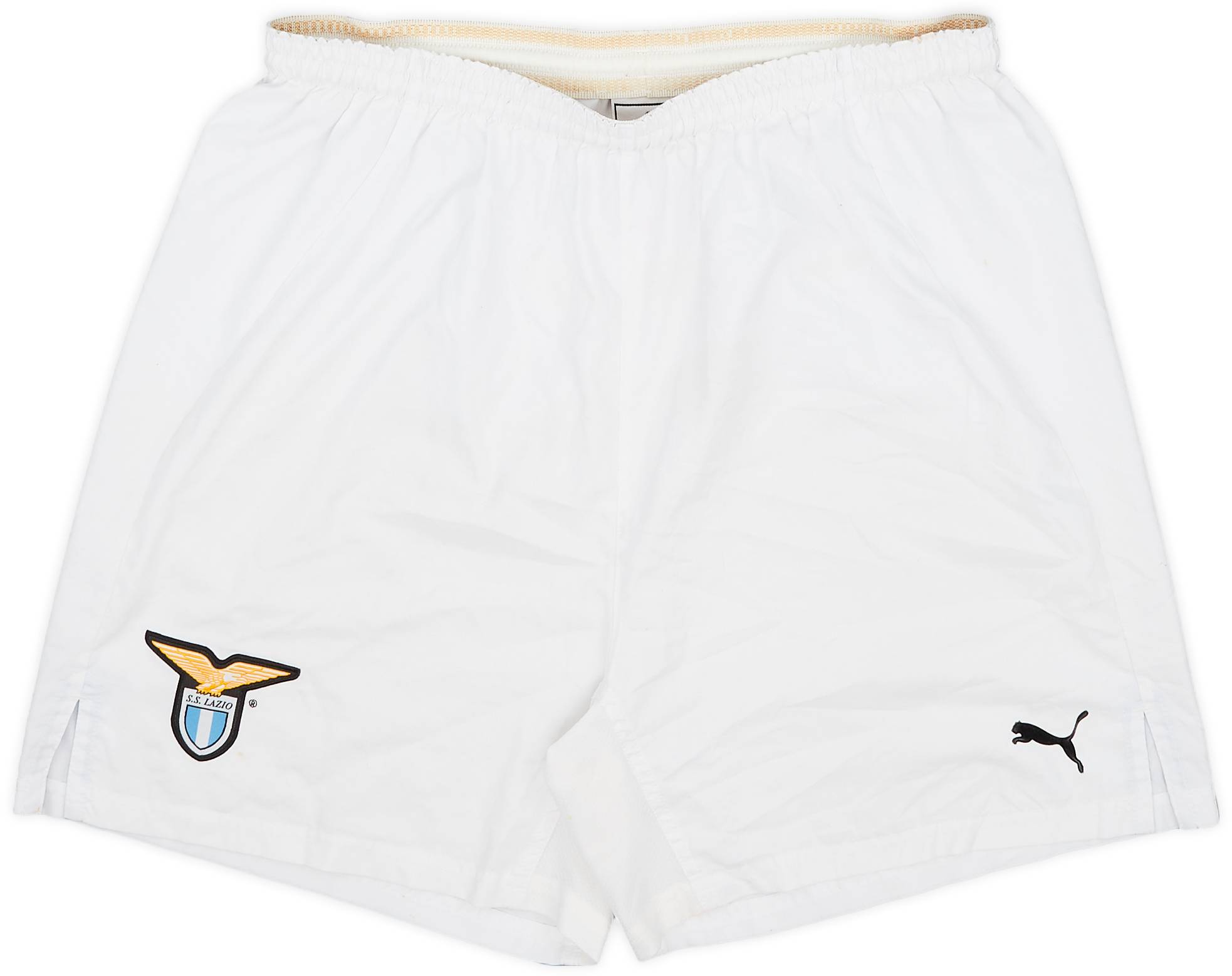 2009-10 Lazio Home Shorts - 9/10 - (L)