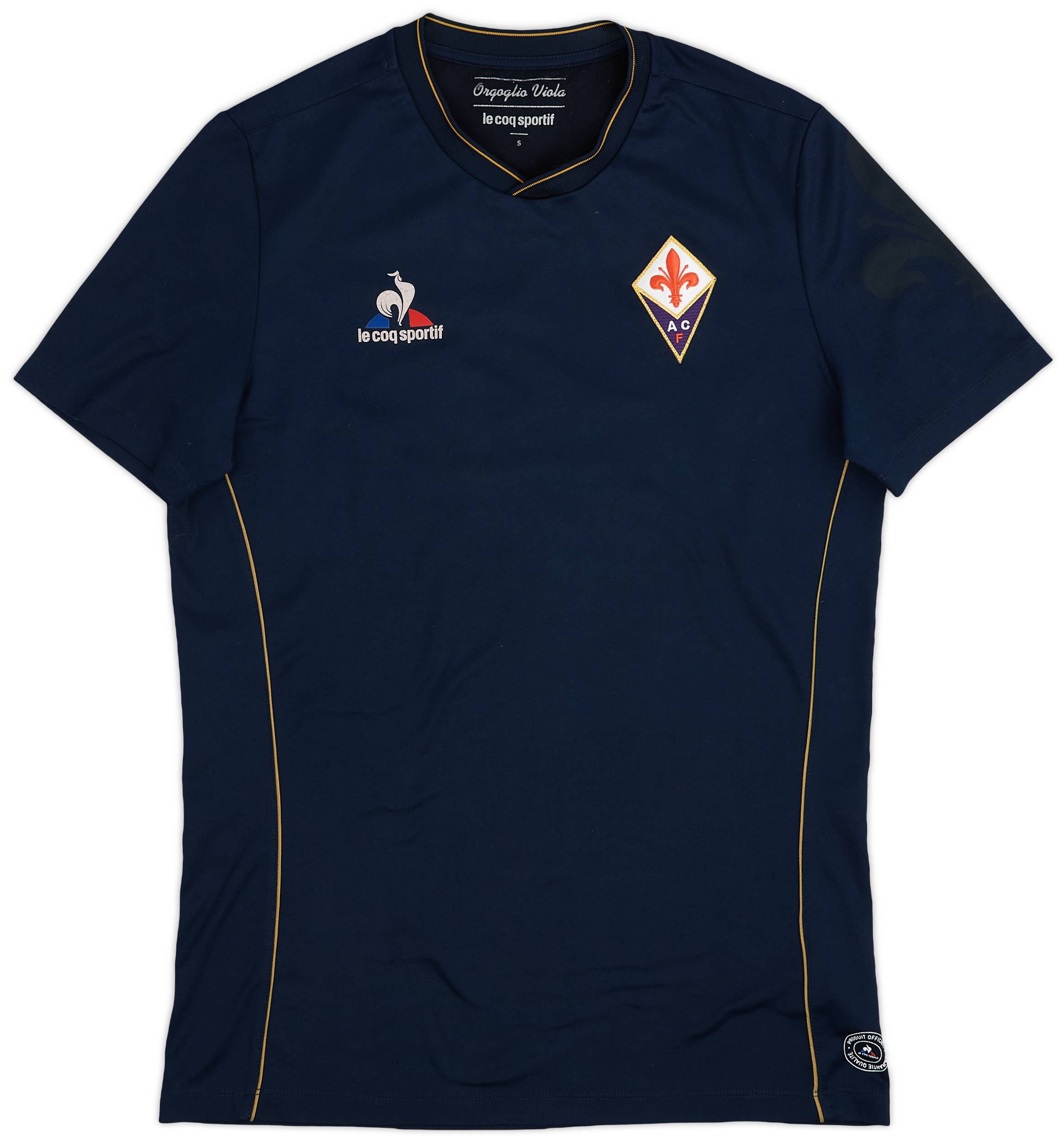2015 16 Fiorentina Le Coq Sportif Training Shirt 7 10 S