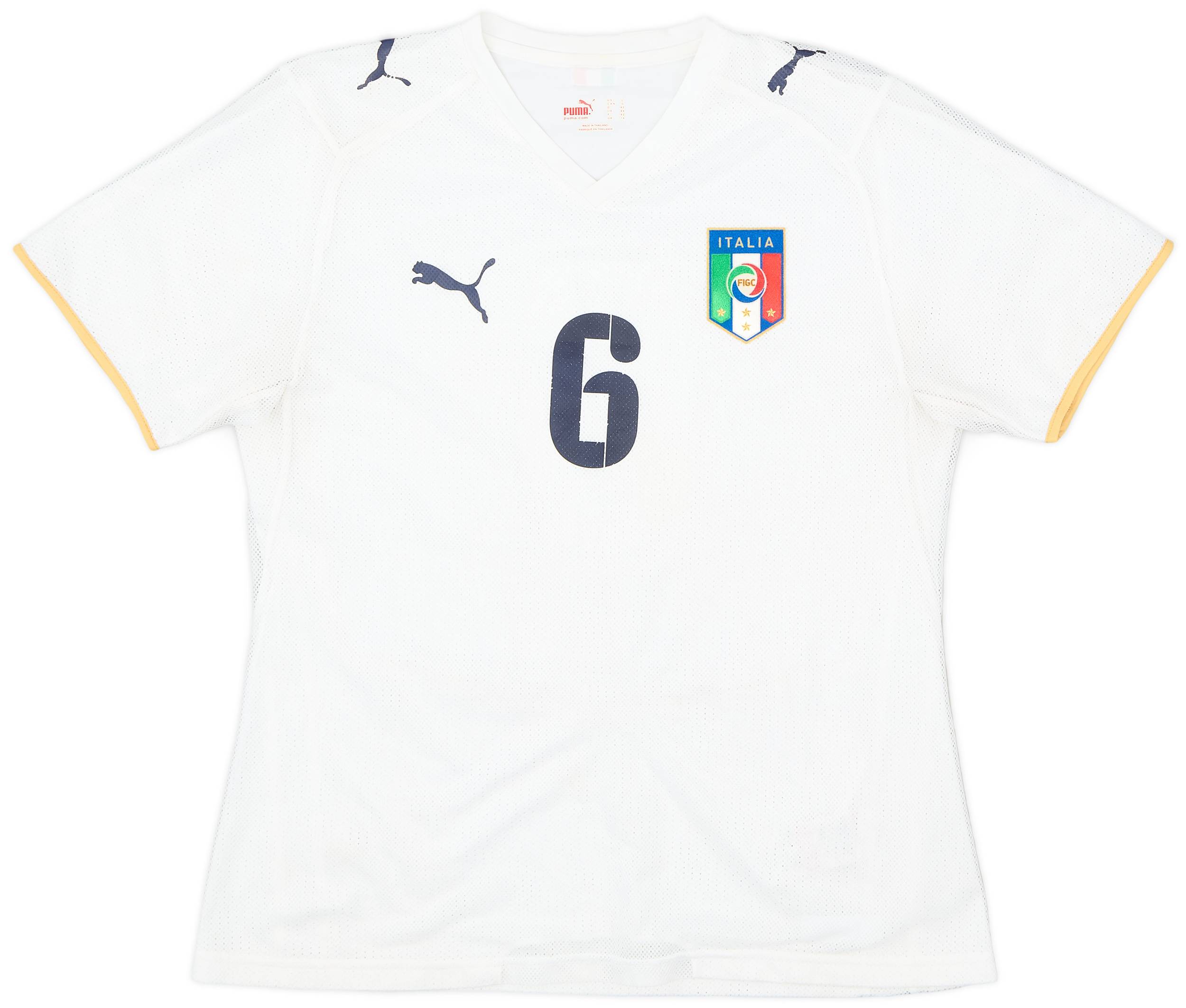 2007-08 Italy Women's Away Shirt #6 - 5/10 - (Women's L)