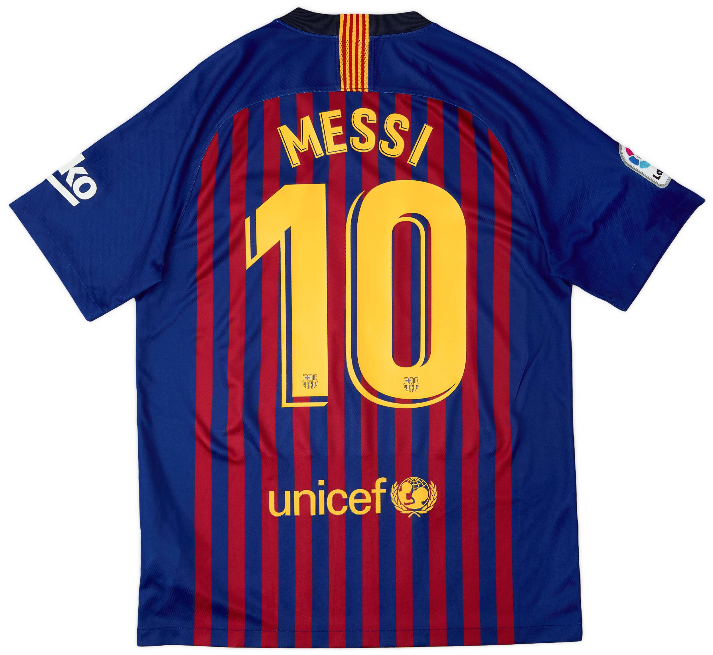 2018-19 Barcelona Home Shirt Messi #10 - 8/10 - (M)