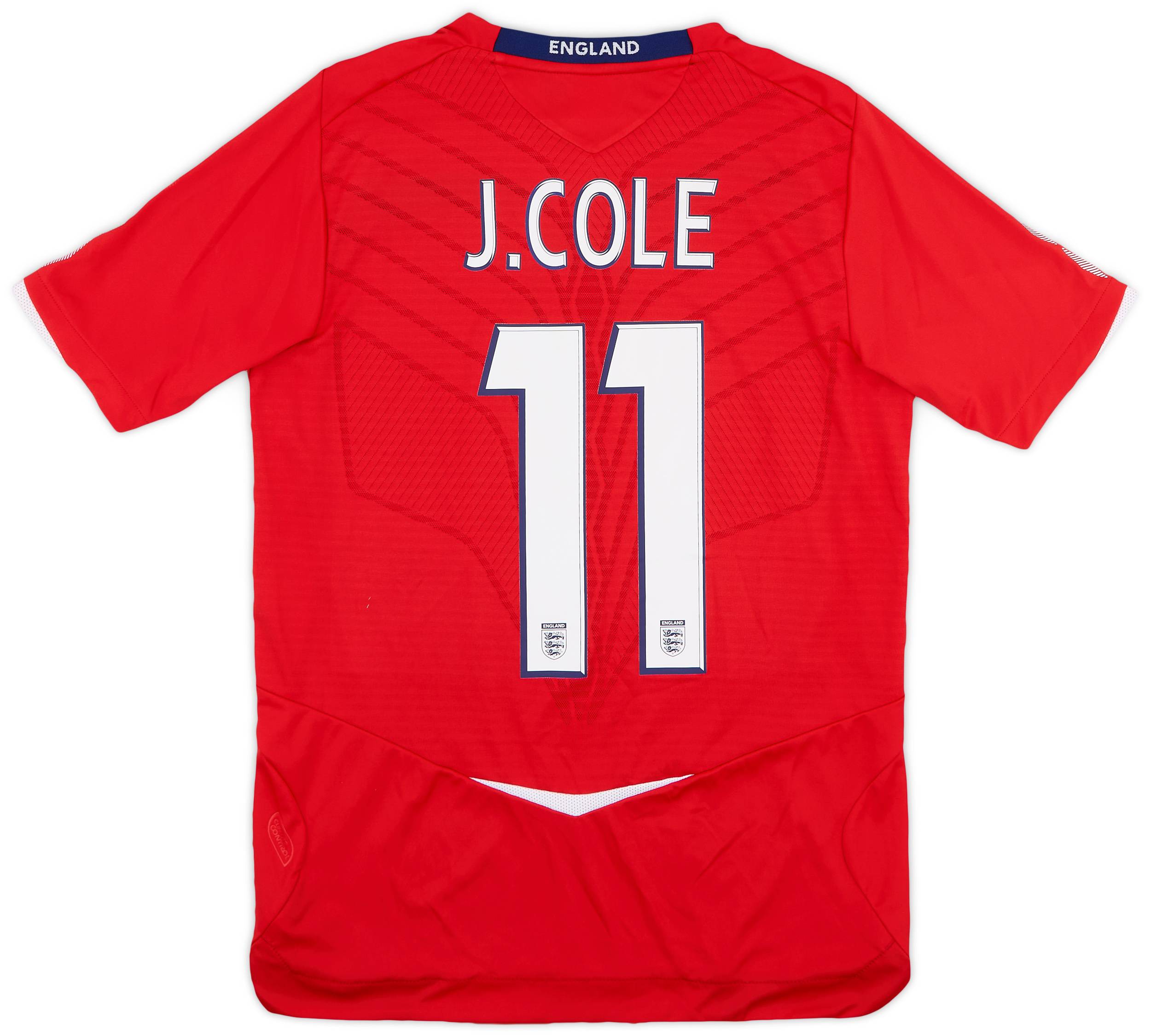 2008-10 England Away Shirt J.Cole #11 - 10/10 - (S)