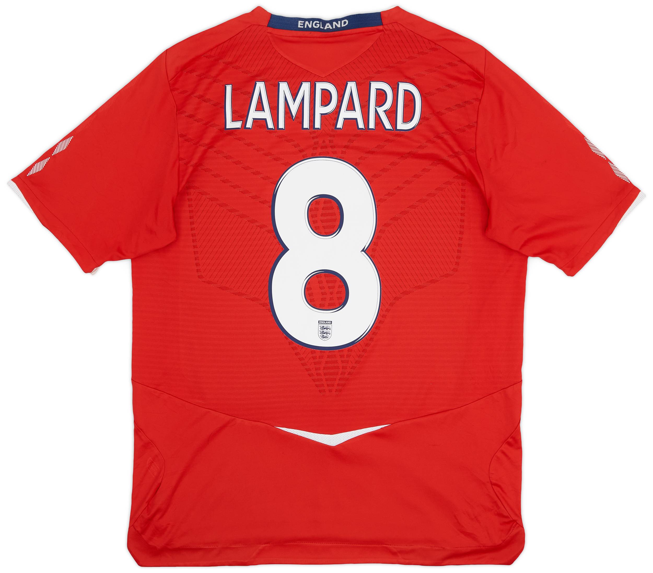 2008-10 England Away Shirt Lampard #8 - 6/10 - (L)