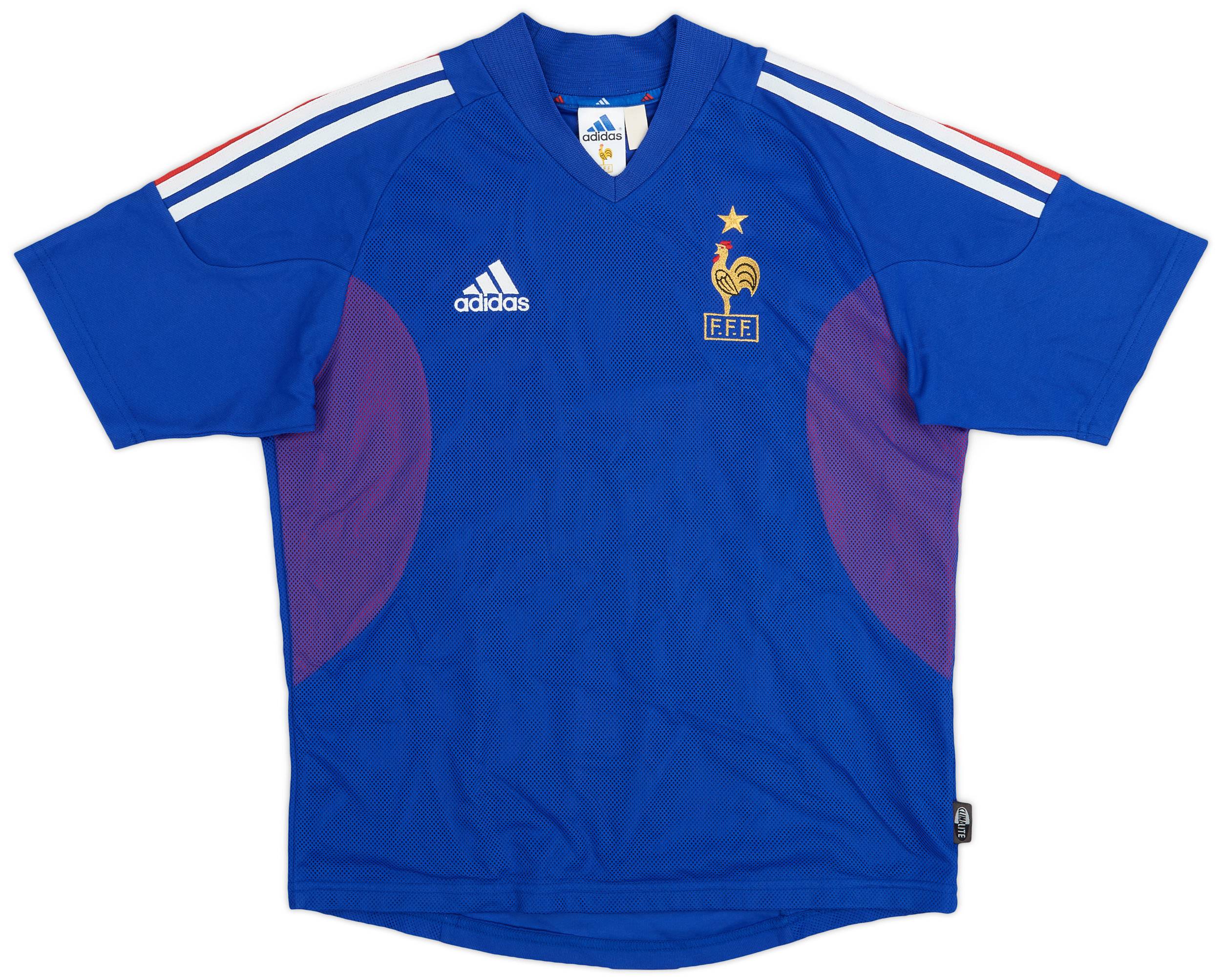 2002-04 France Home Shirt - 9/10 - (Y)