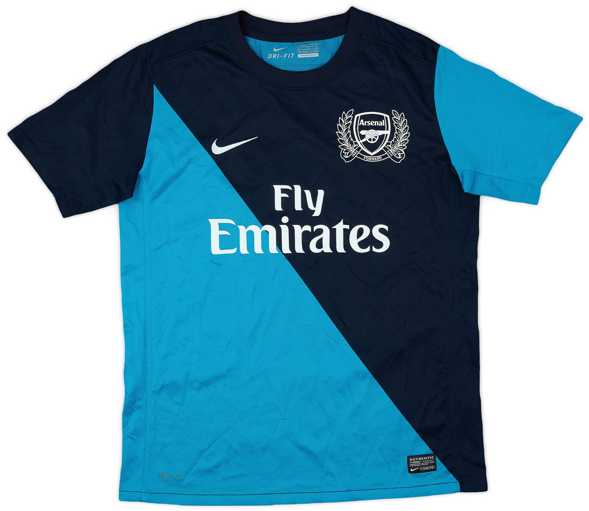 2011-12 Arsenal Away Shirt - 8/10 - (XL.Boys)