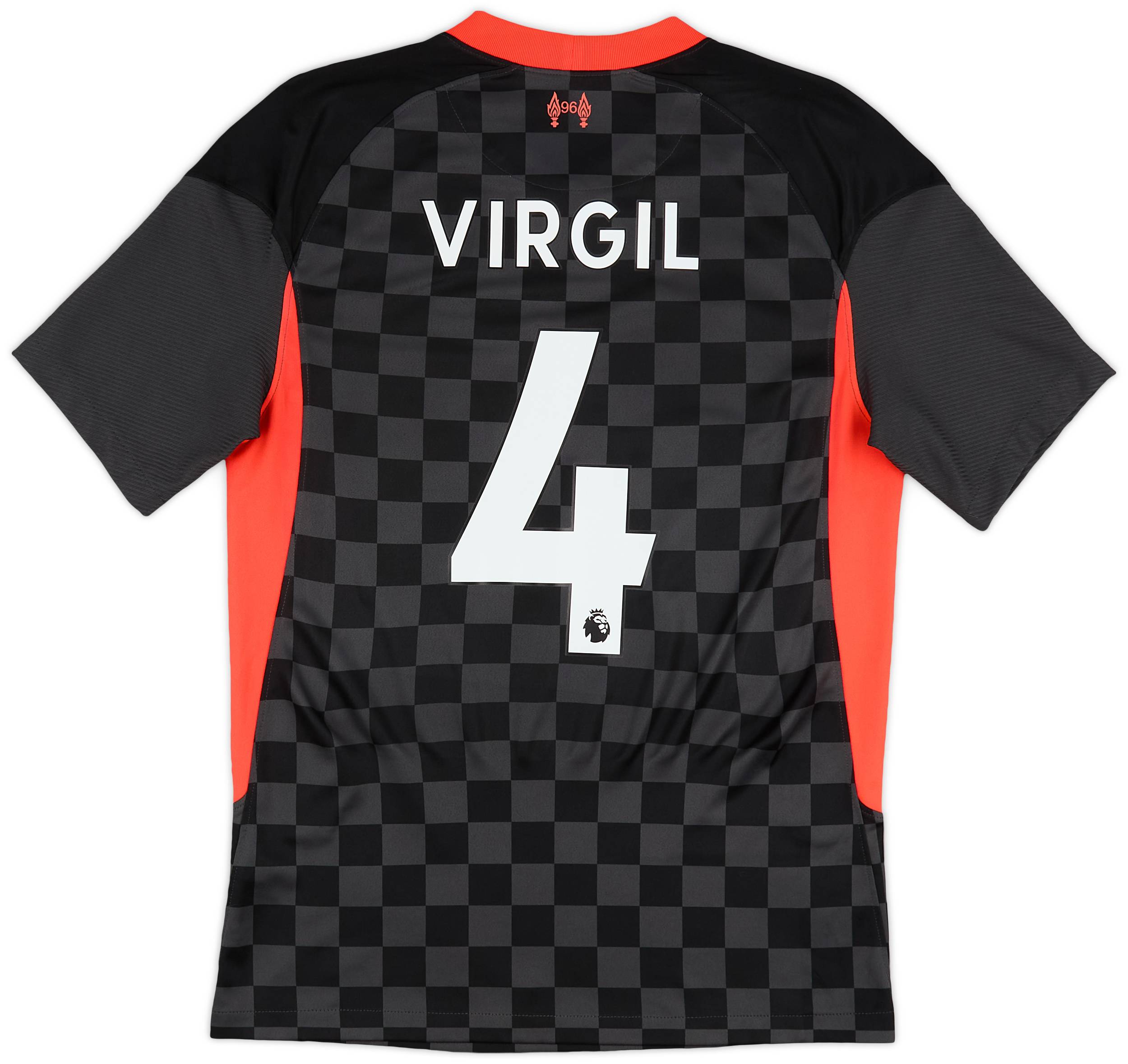 2020-21 Liverpool Third Shirt Virgil #4 - 9/10 - (S)