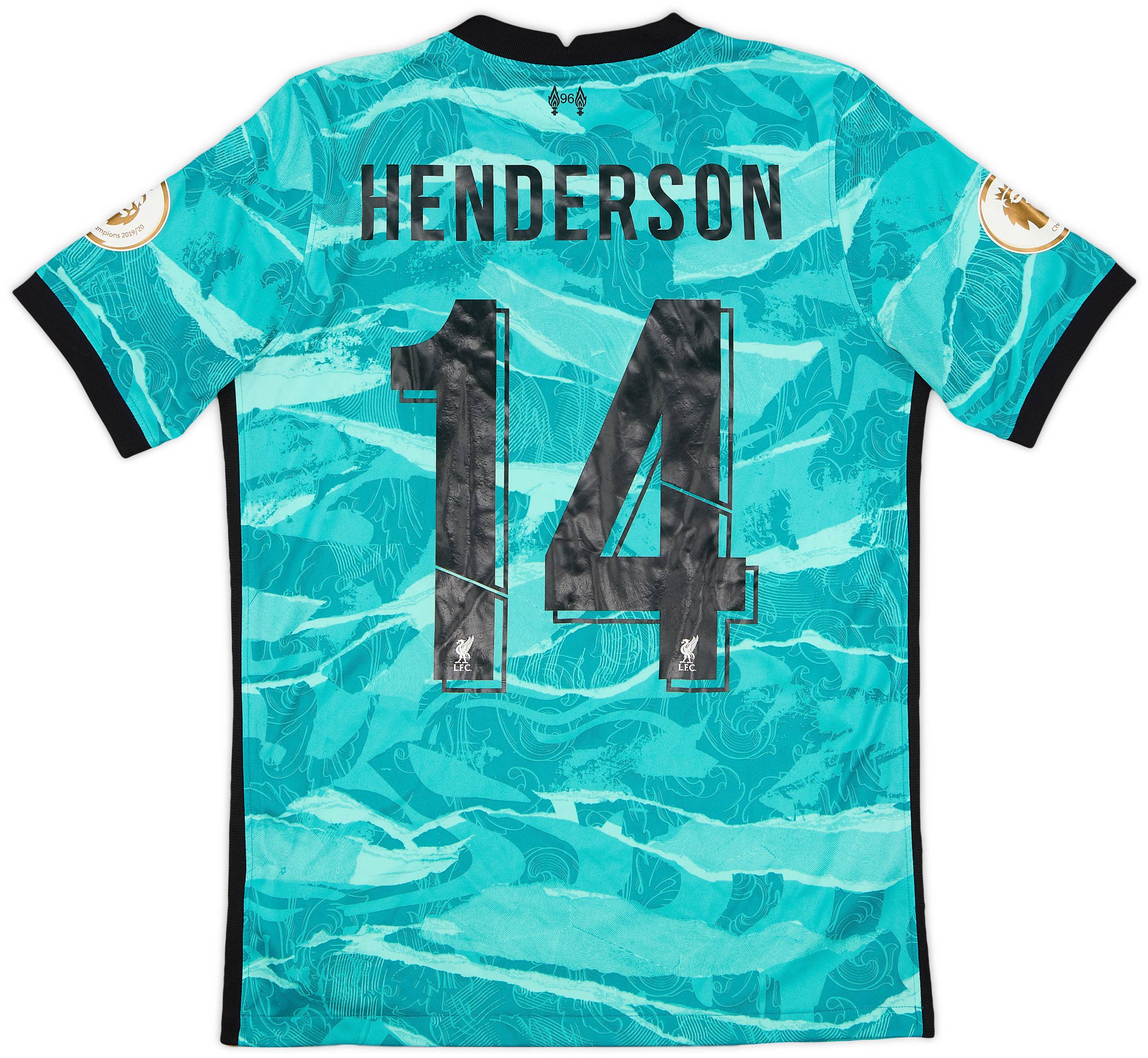 2020-21 Liverpool Away Shirt Henderson #14 - 8/10 - (XL.Boys)
