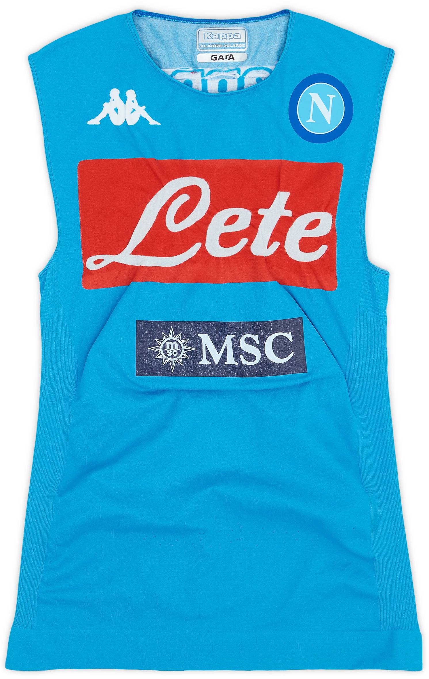 2016-17 Napoli Kappa Training Vest - 6/10 - (XL/XXL)