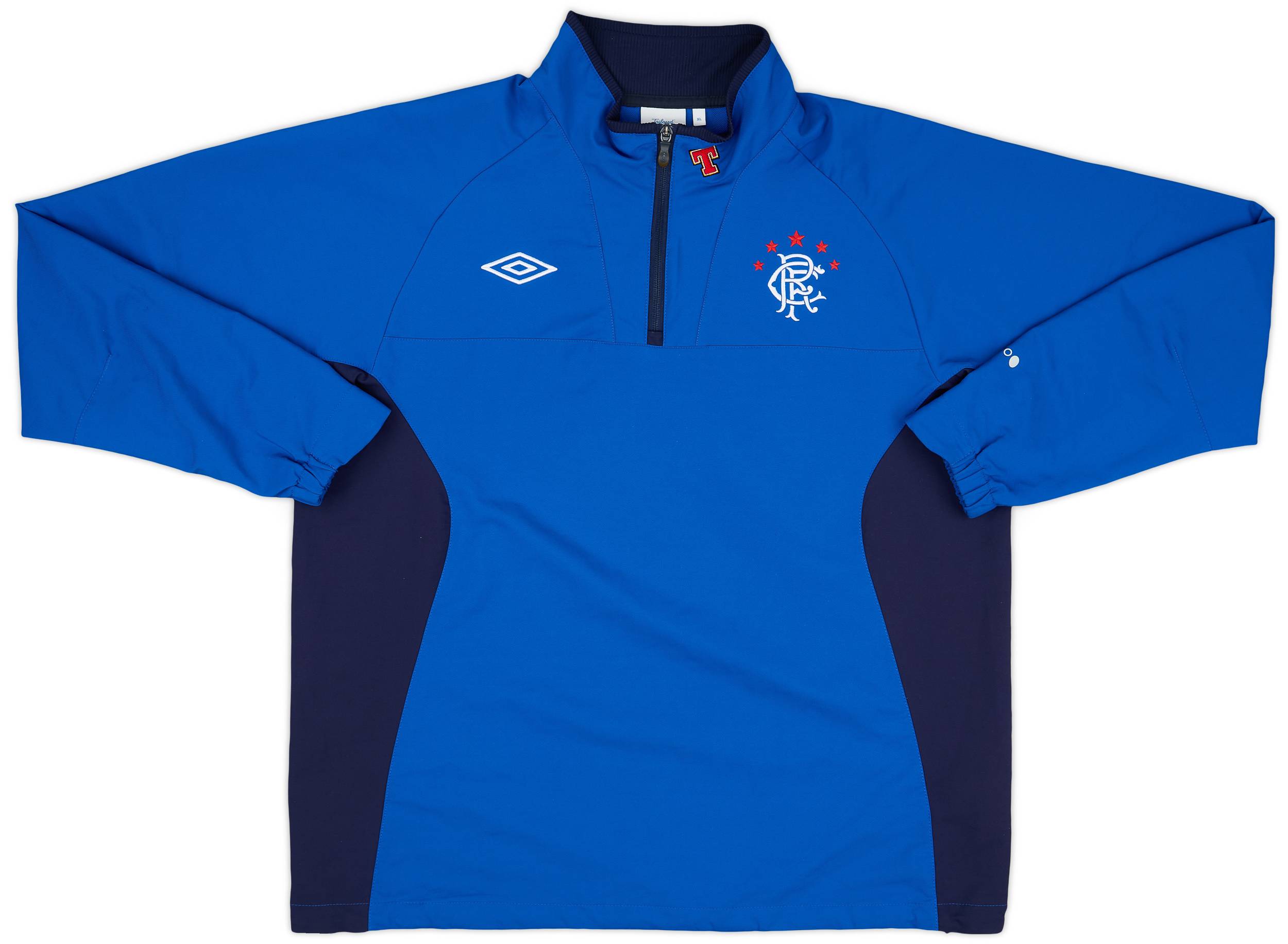 2010-11 Rangers Umbro 1/4 Zip Drill Top - 8/10 - (XL)