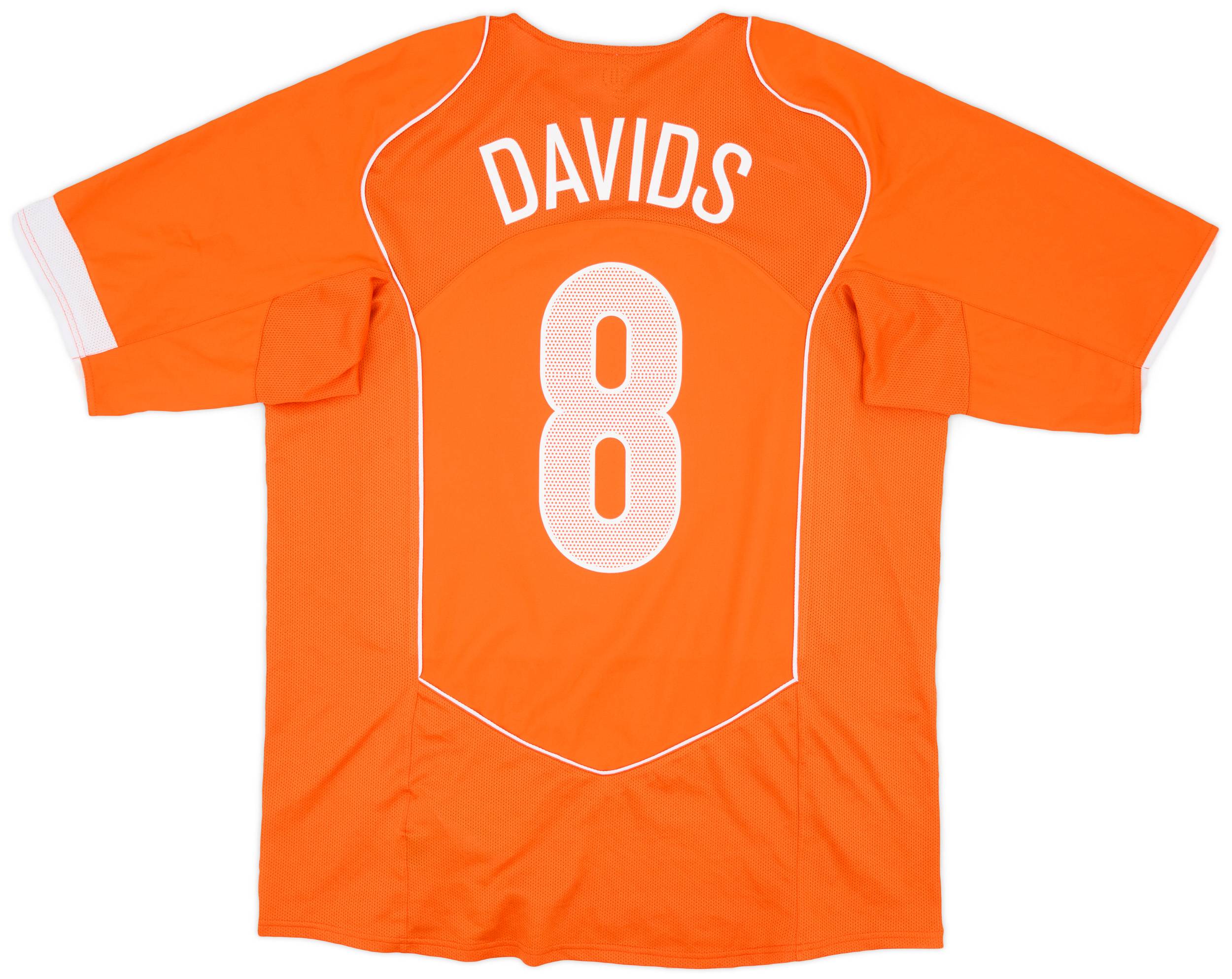 2004-06 Netherlands Home Shirt Davids #8 - 9/10 - (L)