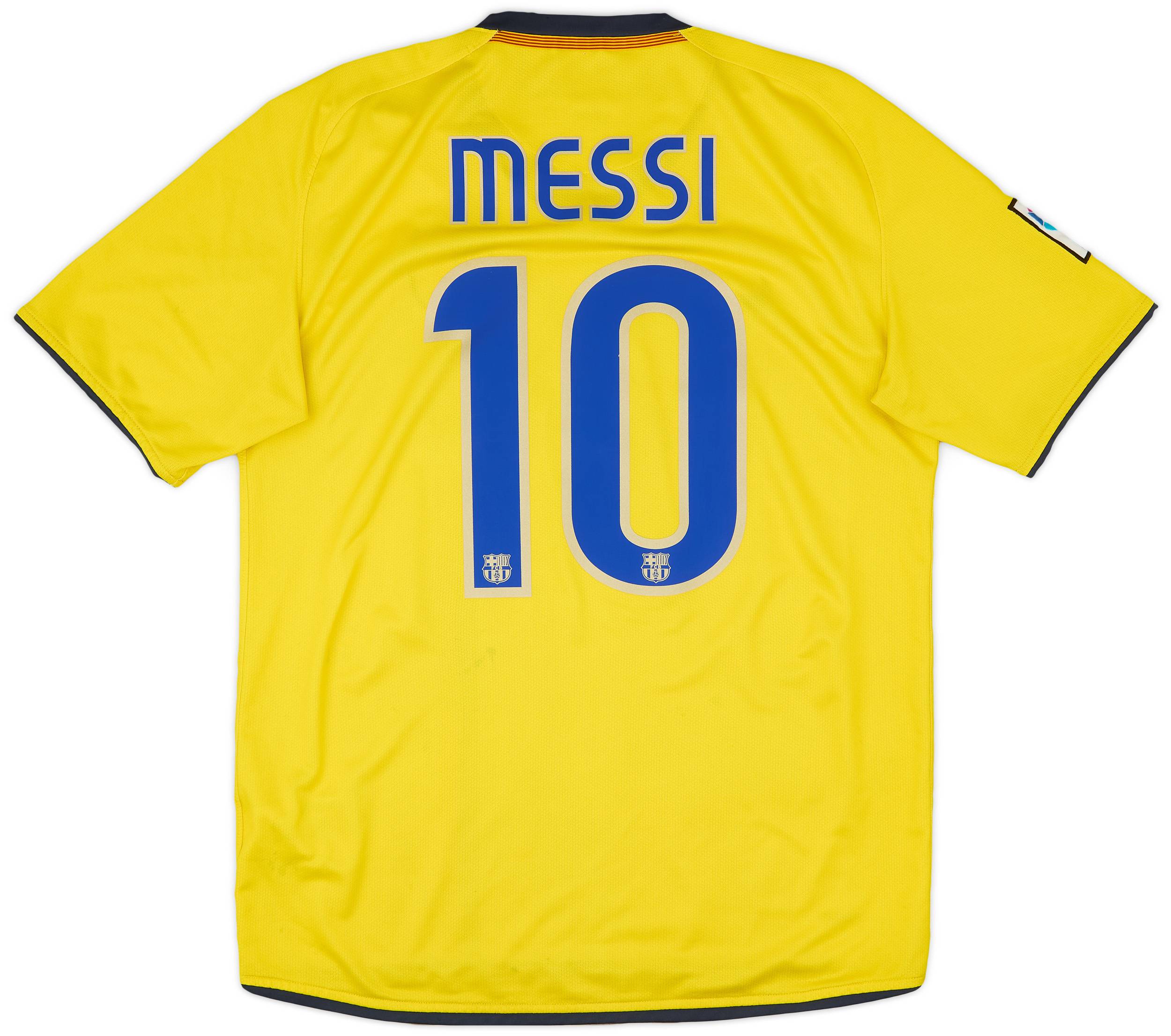 2008-10 Barcelona Away Shirt Messi #10 - 6/10 - (M)