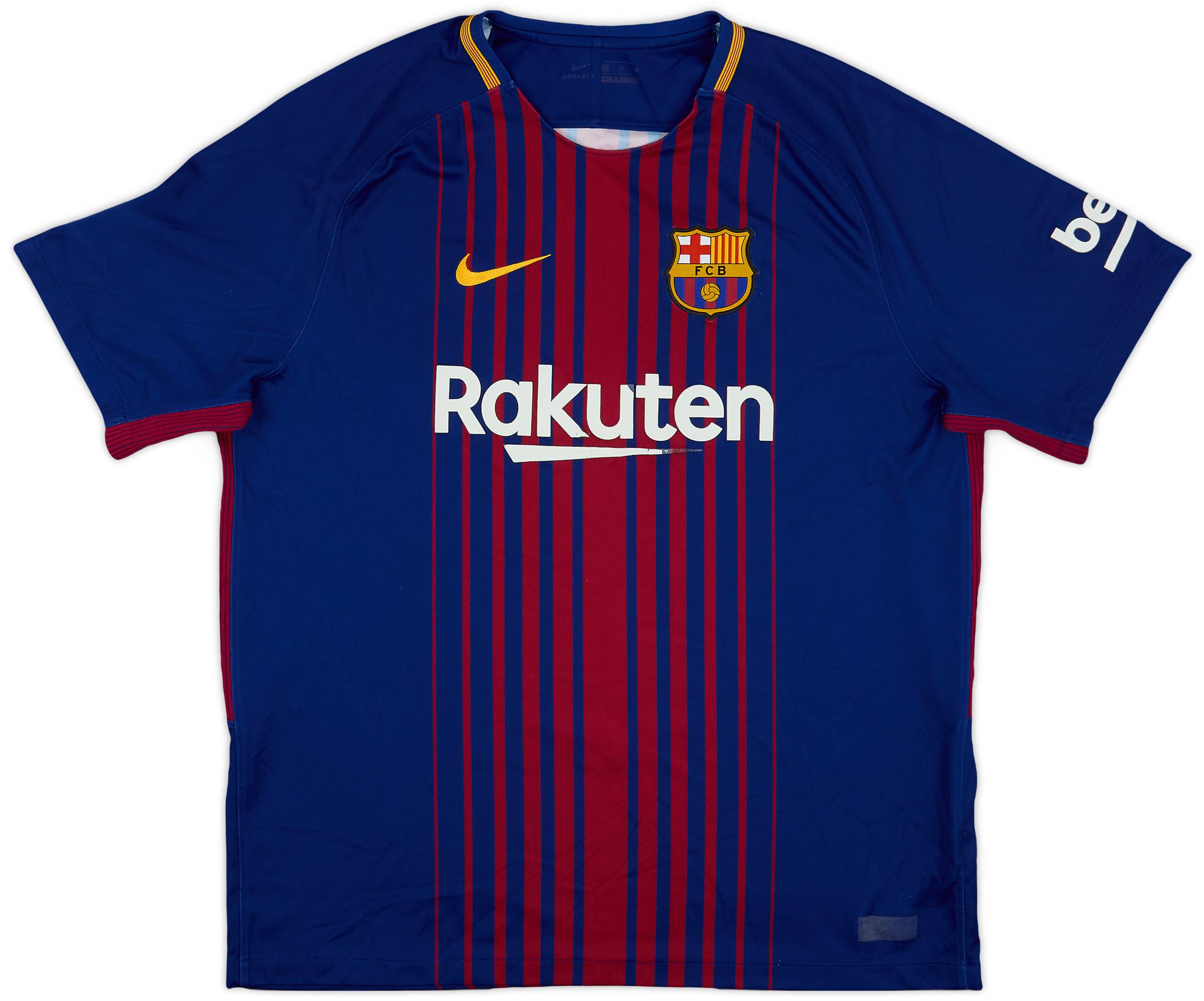 2017-18 Barcelona Home Shirt - 5/10 - (XL)