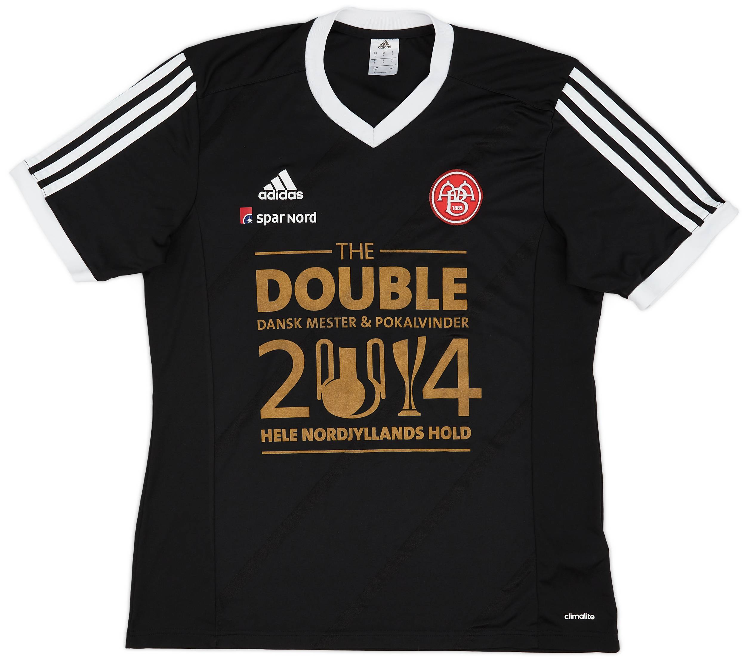 2014-15 Aalborg adidas 'The Double' Shirt - 9/10 - (L)