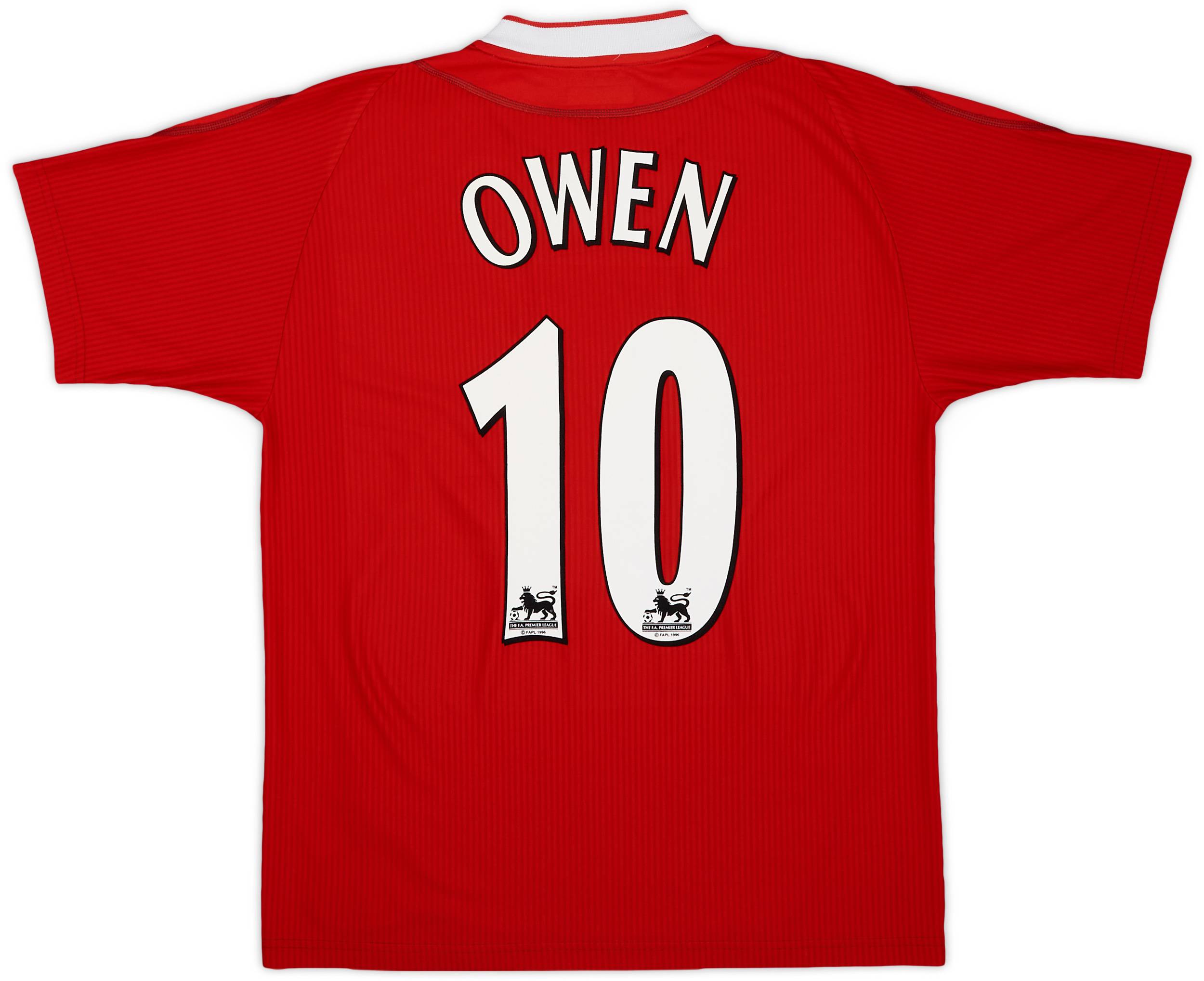 2002-04 Liverpool Home Shirt Owen #10 - 8/10 - (M)