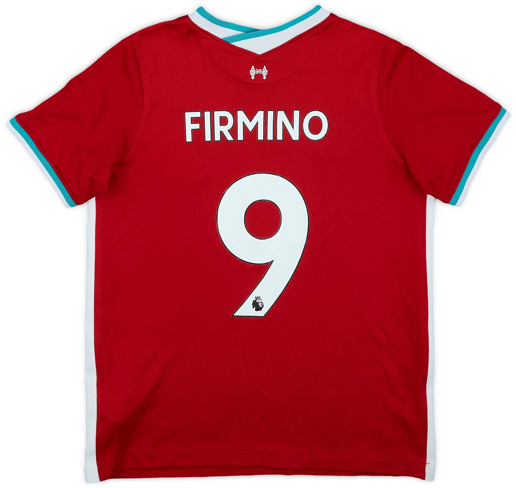 2020-21 Liverpool Home Shirt Firmino #9 - 7/10 - (6-7 Years)