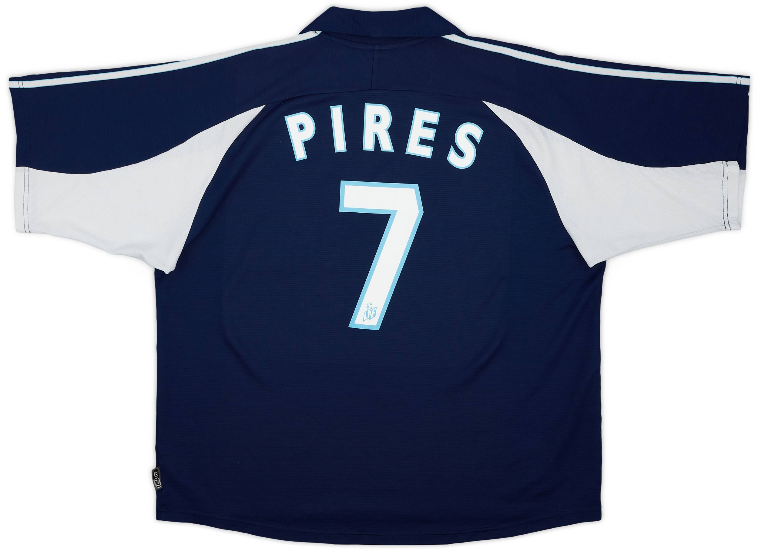 1999-00 Olympique Marseille Away Shirt Pires #7 - 6/10 - (XL)