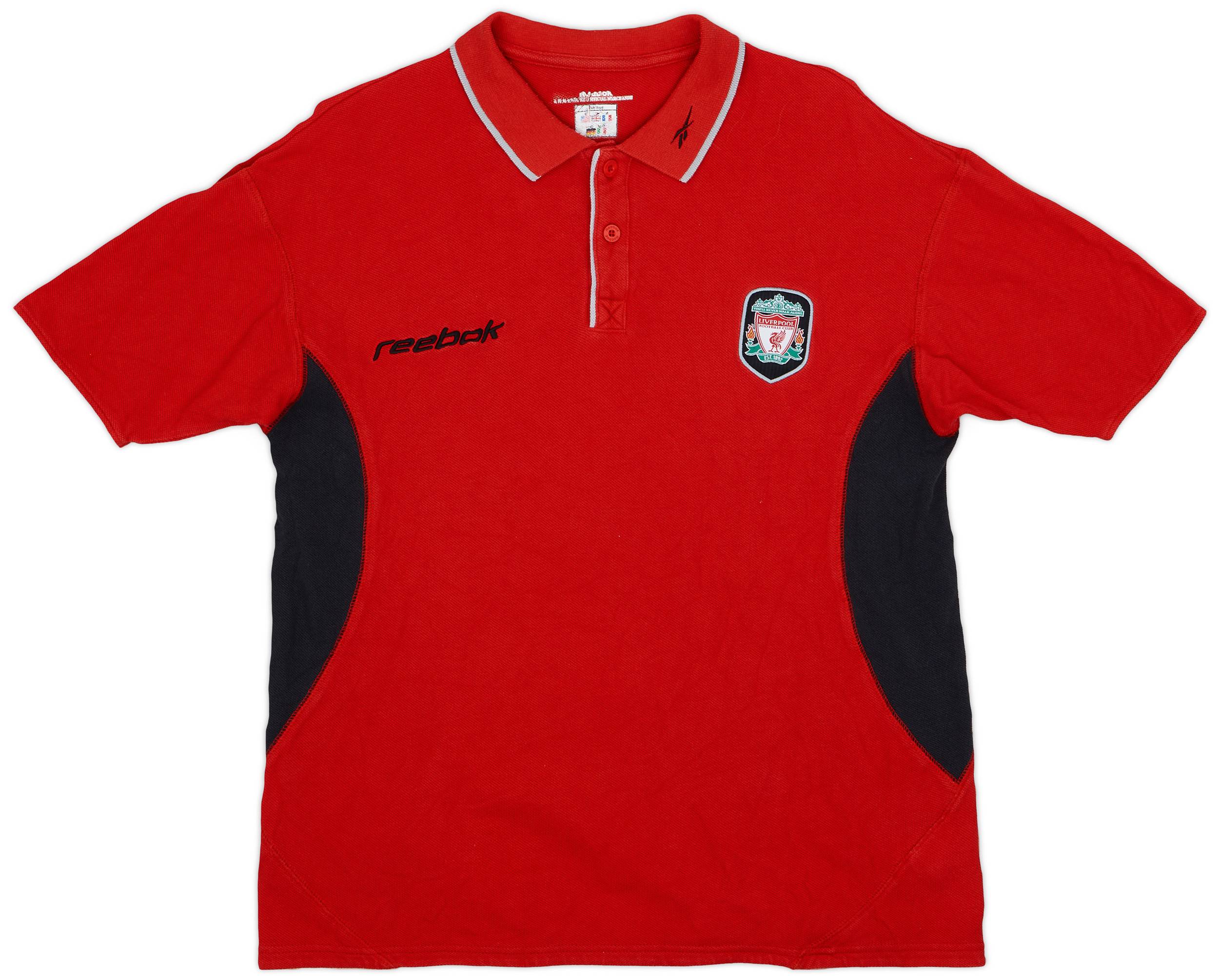 2002-04 Liverpool Reebok Polo Shirt - 9/10 - (S)