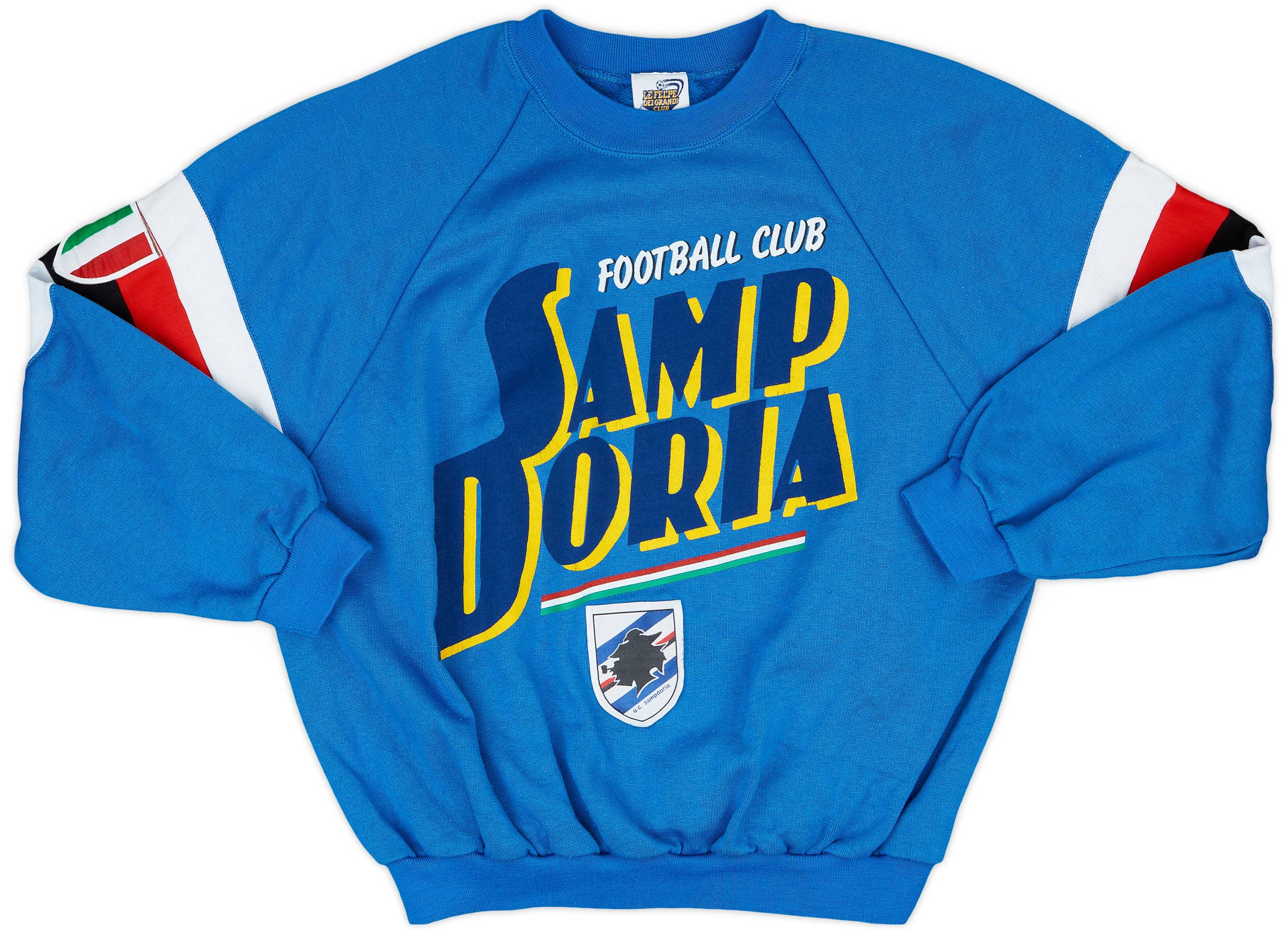 1990-91 Sampdoria Le Felpe Dei Grandi Club Sweat Top - 8/10 - (L)