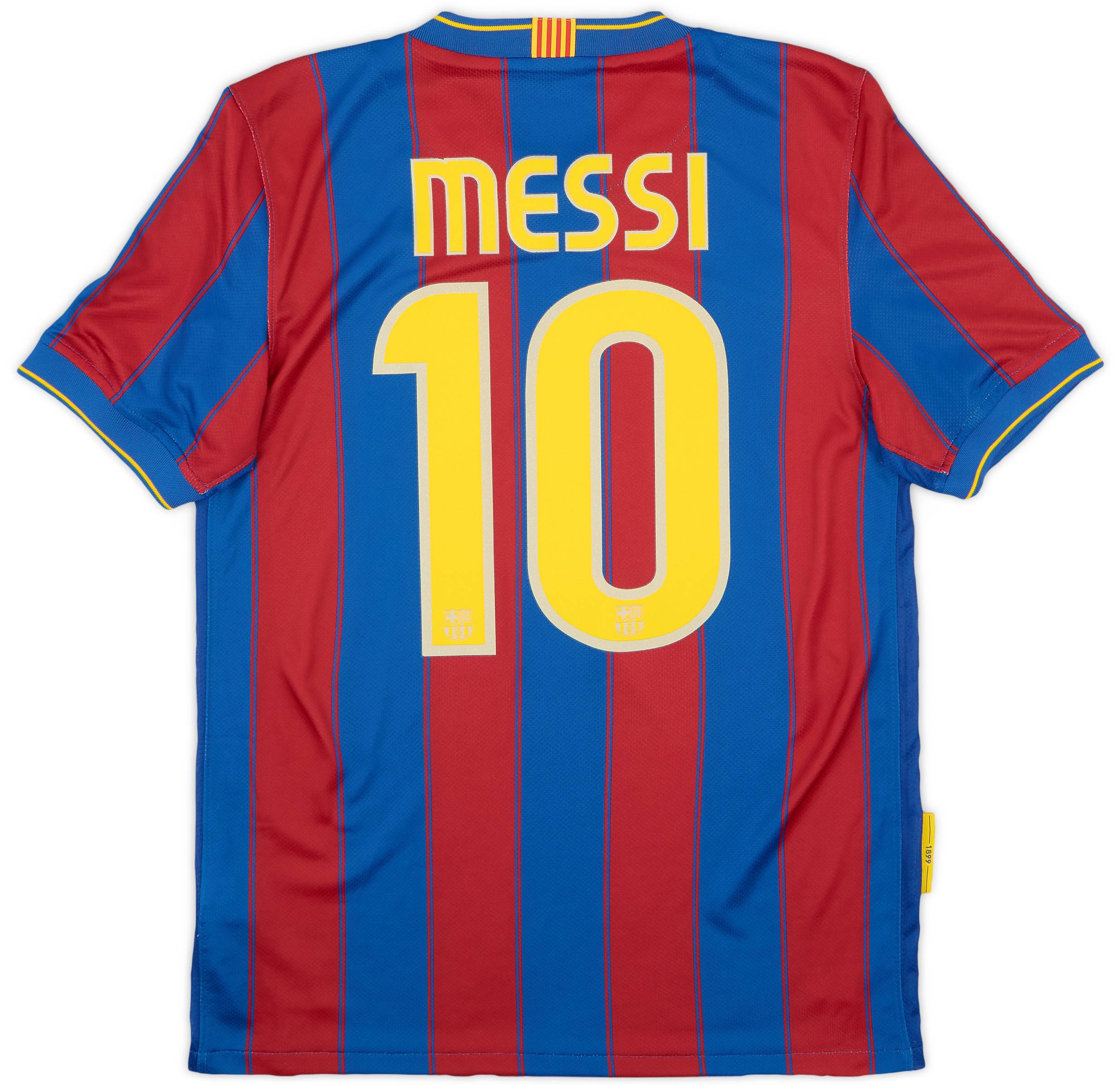 2009-10 Barcelona Home Shirt Messi #10 - 8/10 - (S)