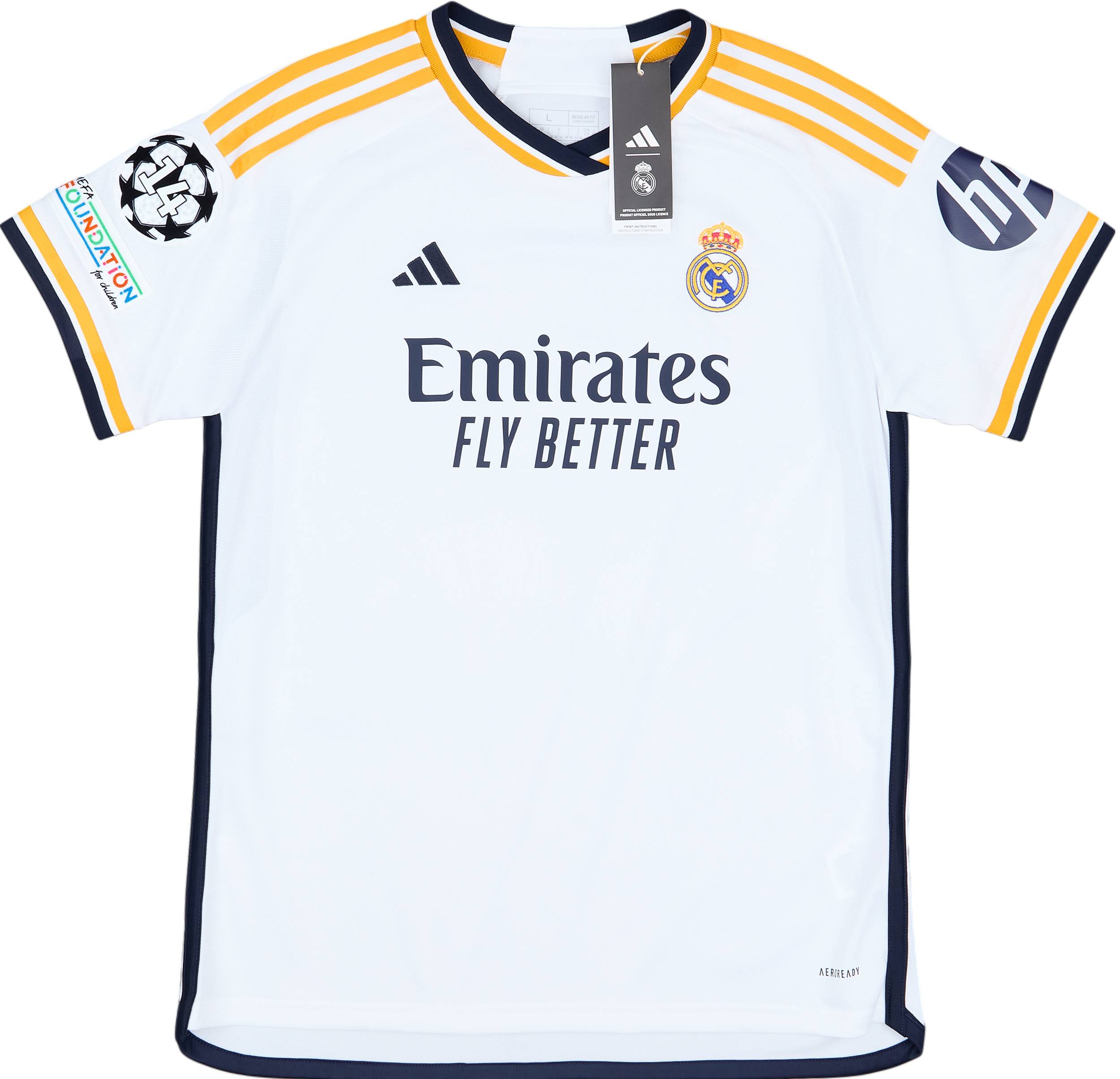 2023-24 Real Madrid Home CL Shirt (Women's L)