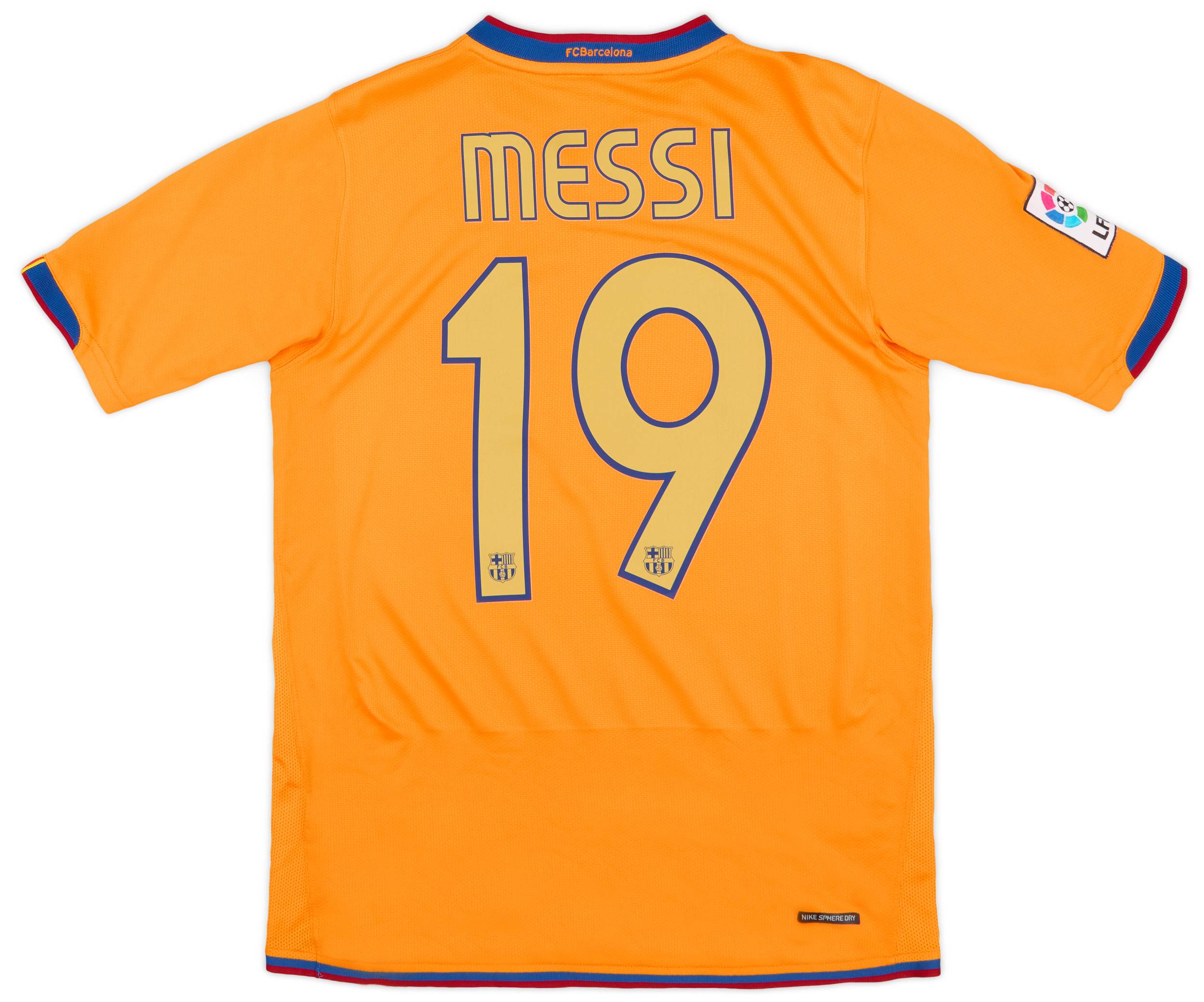 2006-08 Barcelona Away Shirt Messi #19 - 8/10 - (S)