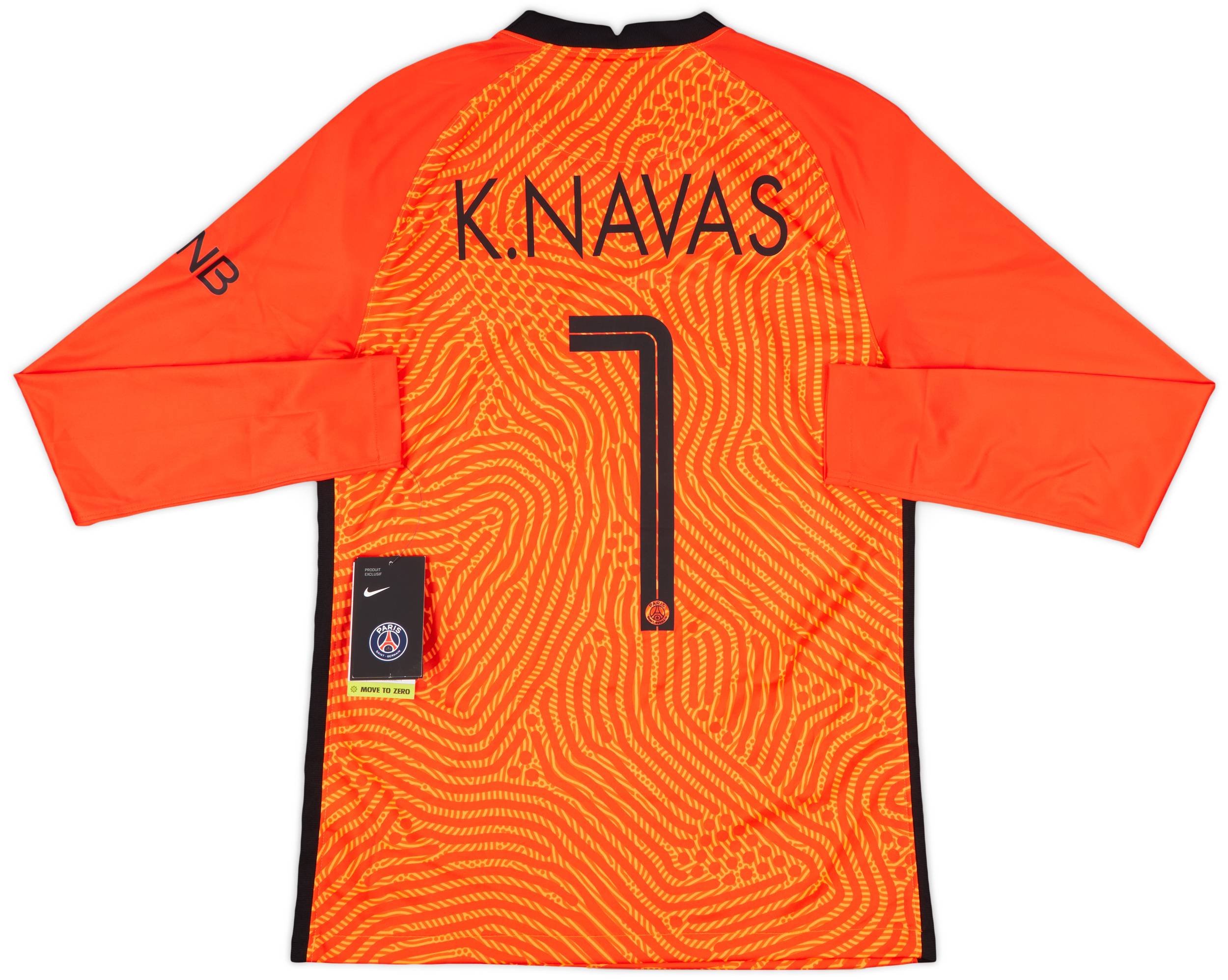 2020-21 Paris Saint-Germain GK Shirt K. Navas #1 (M)