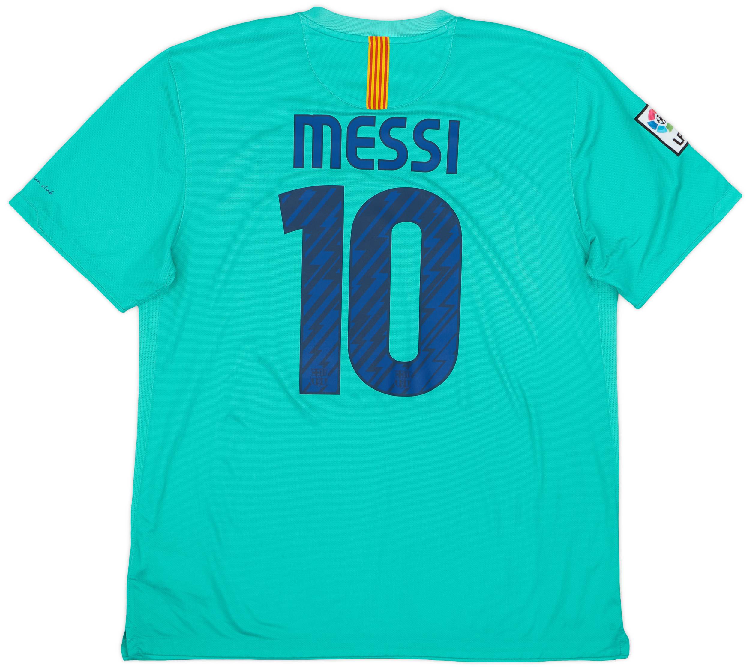 2010-11 Barcelona Away Shirt Messi #10 - 7/10 - (XL)