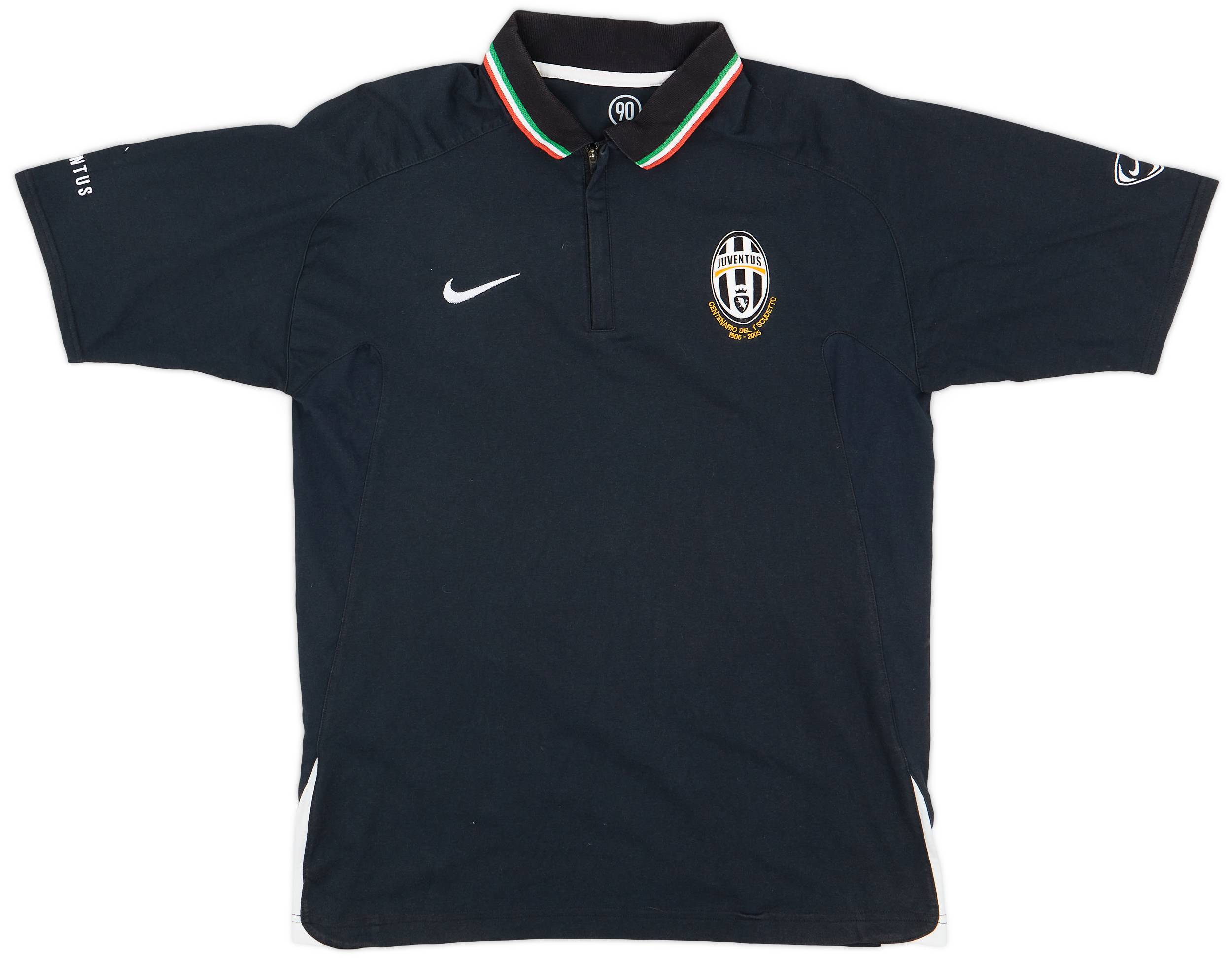 2005-06 Juventus Nike 1/4 Zip Training Shirt - 8/10 - (M)