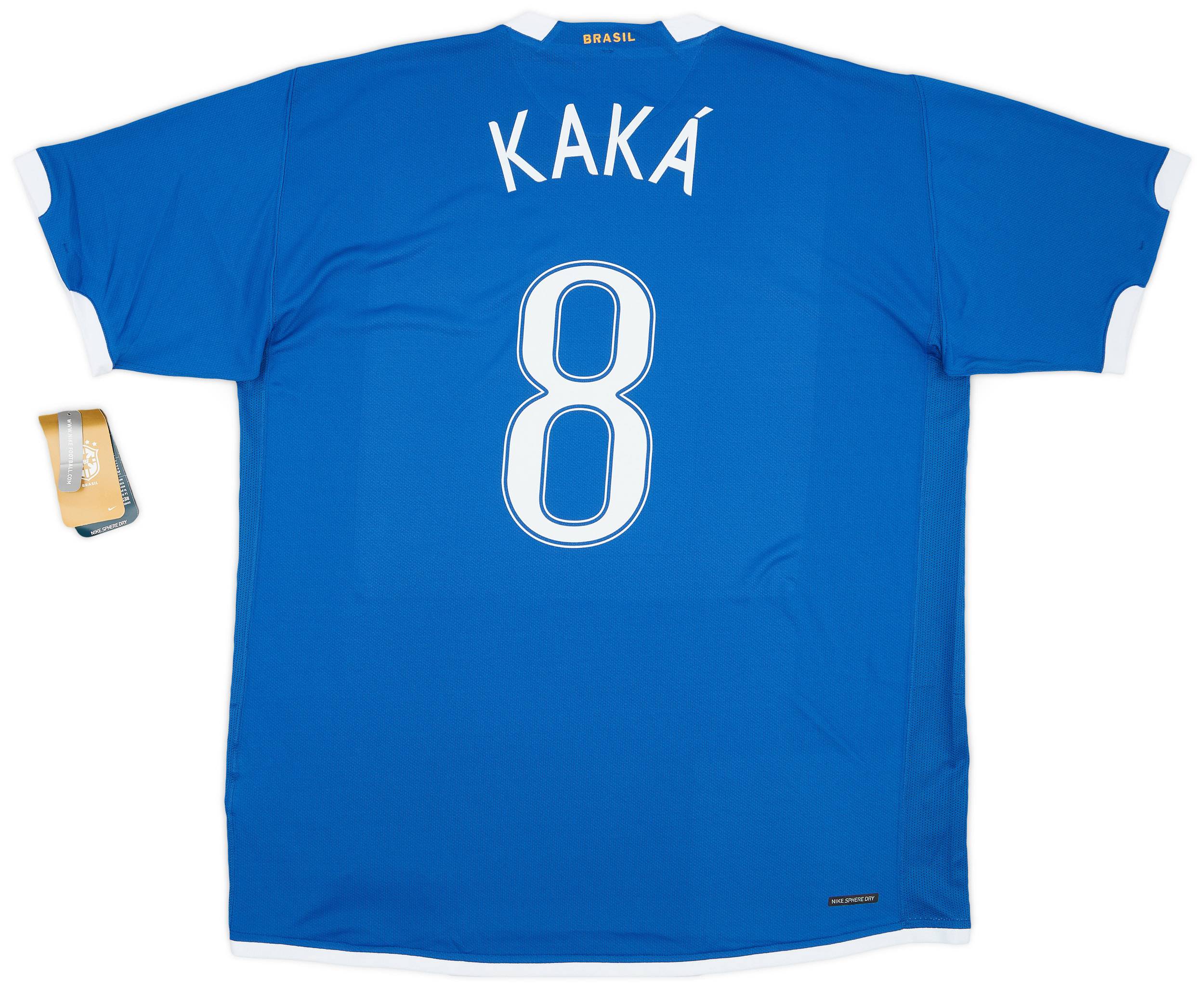 2006-07 Brazil Away Shirt Kaka #8 (XXL)