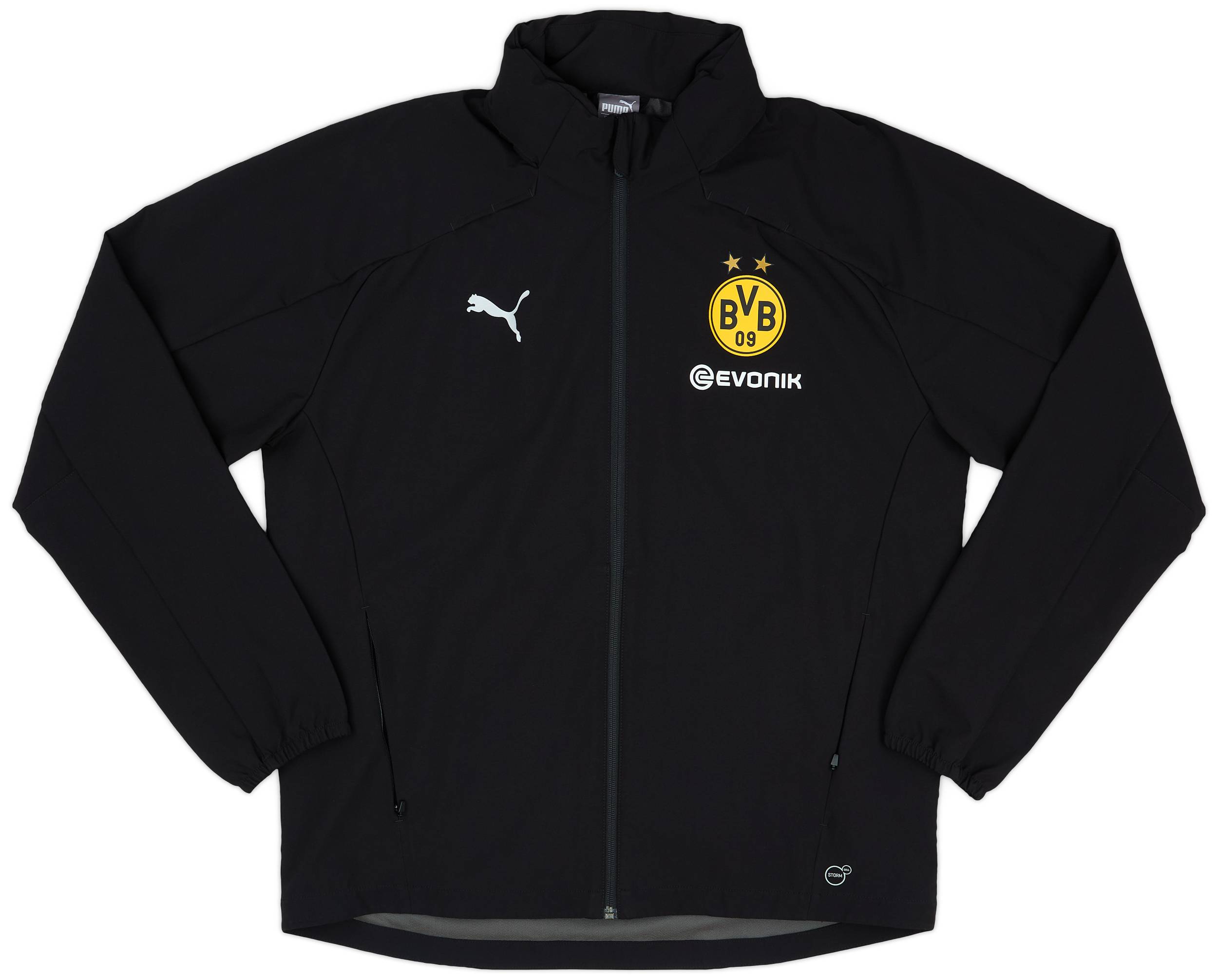 2018 19 Borussia Dortmund Puma Training Rain Jacket 7 10