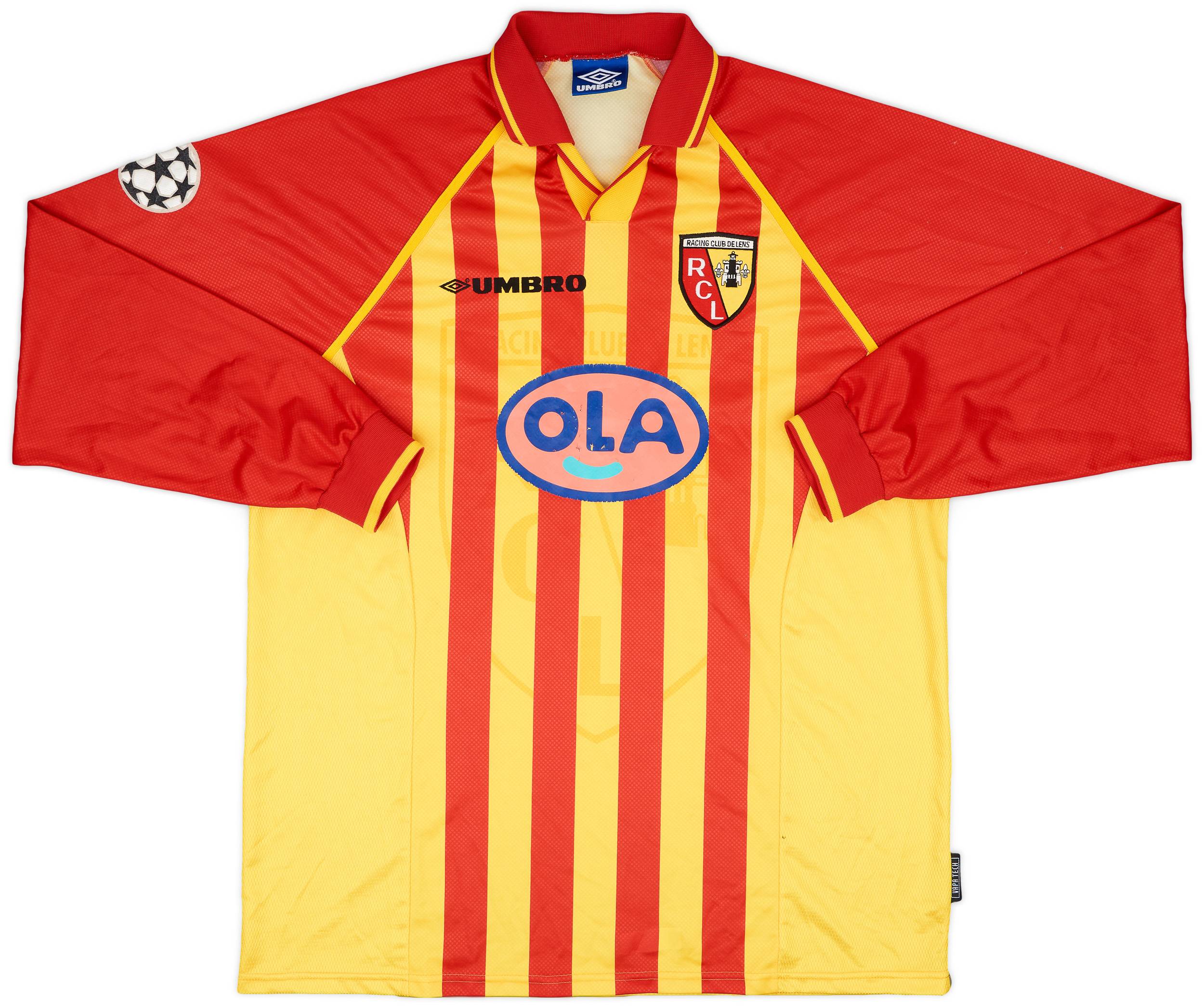 レディング　98-99 ユニフォーム 1998-99 Lens Match Issue Champions League Home L/S Shirt