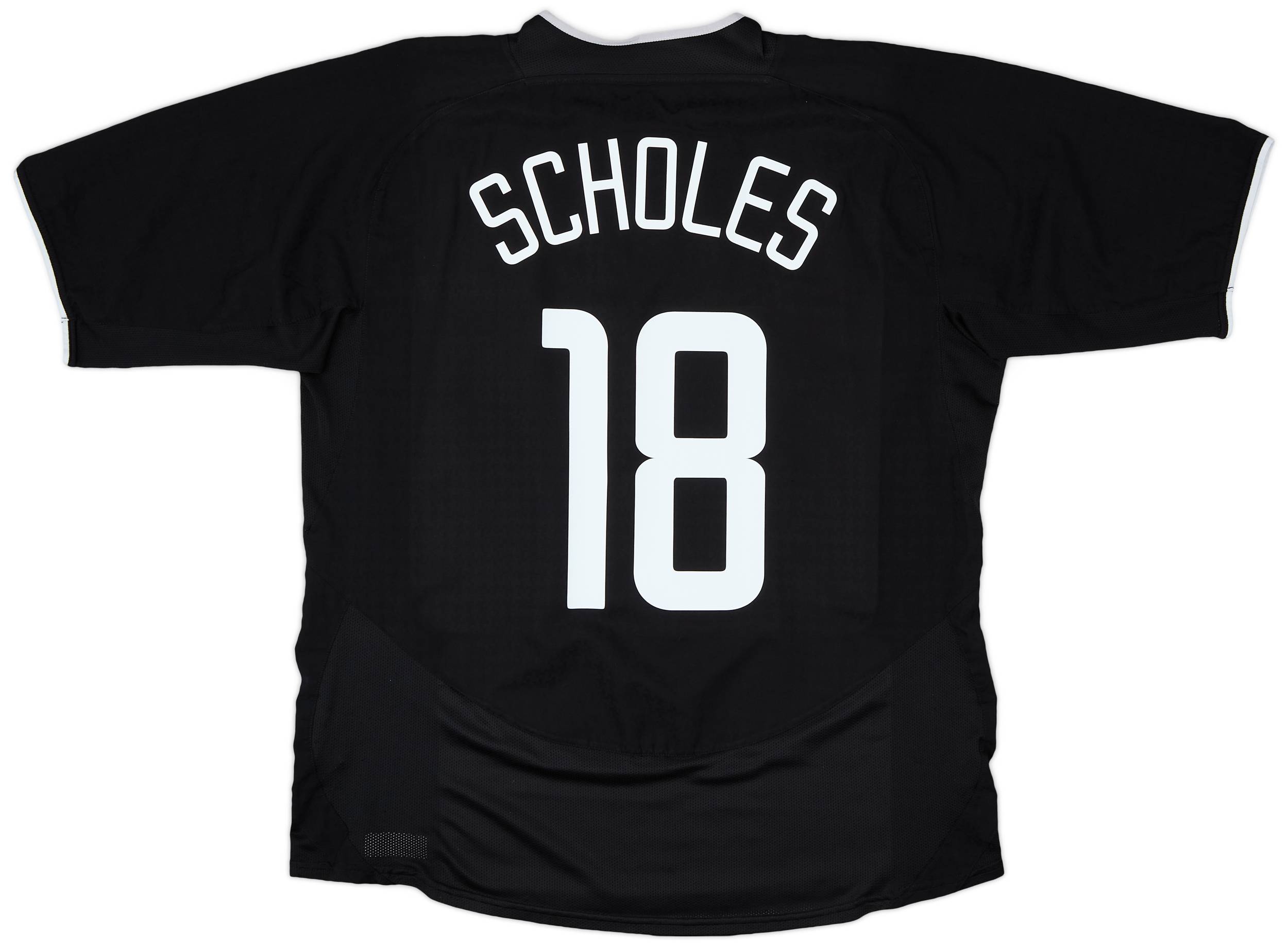 2003-05 Manchester United Away Shirt Scholes #18 - 6/10 - (XXL)