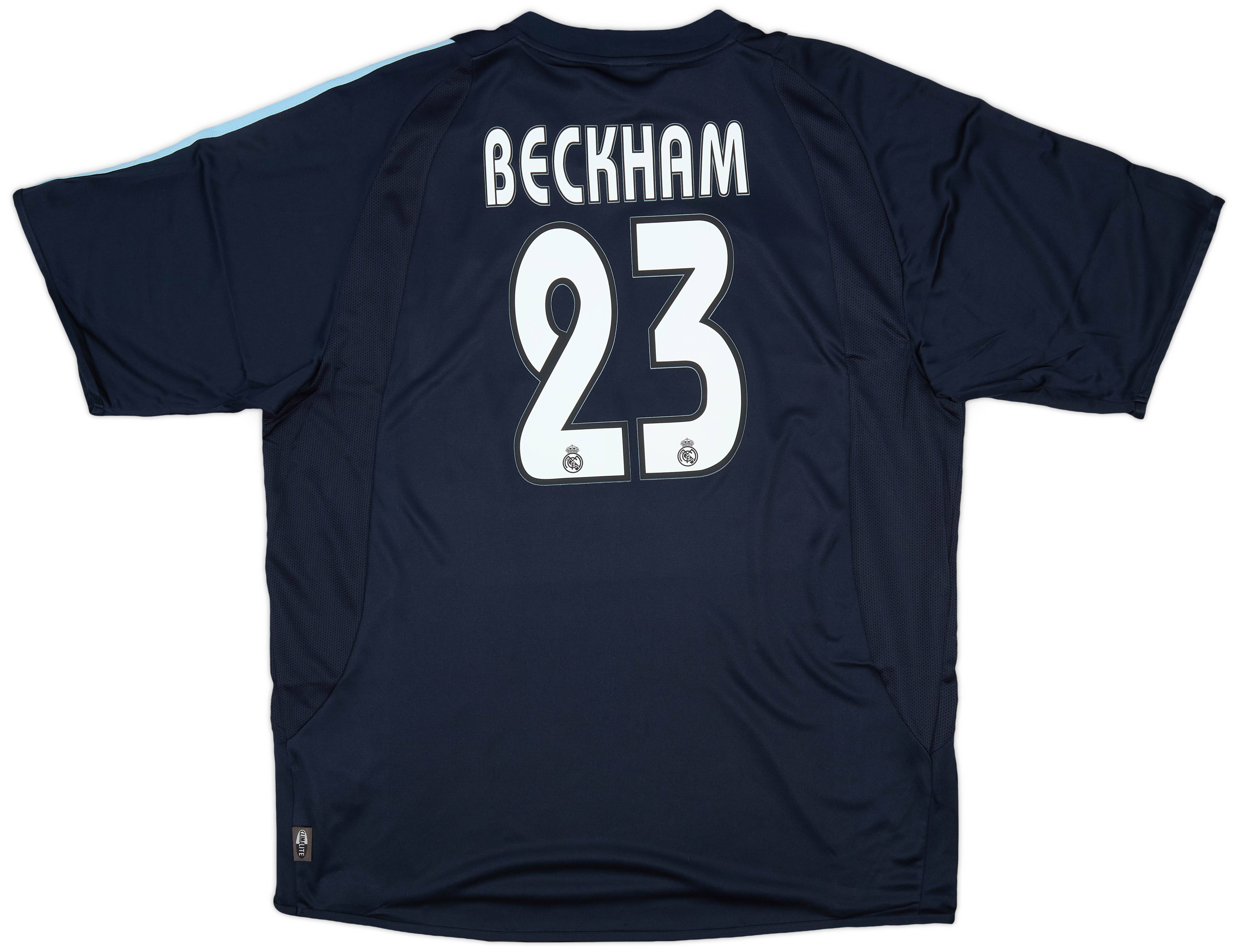 2003-04 Real Madrid Away Shirt Beckham #23 (XL)