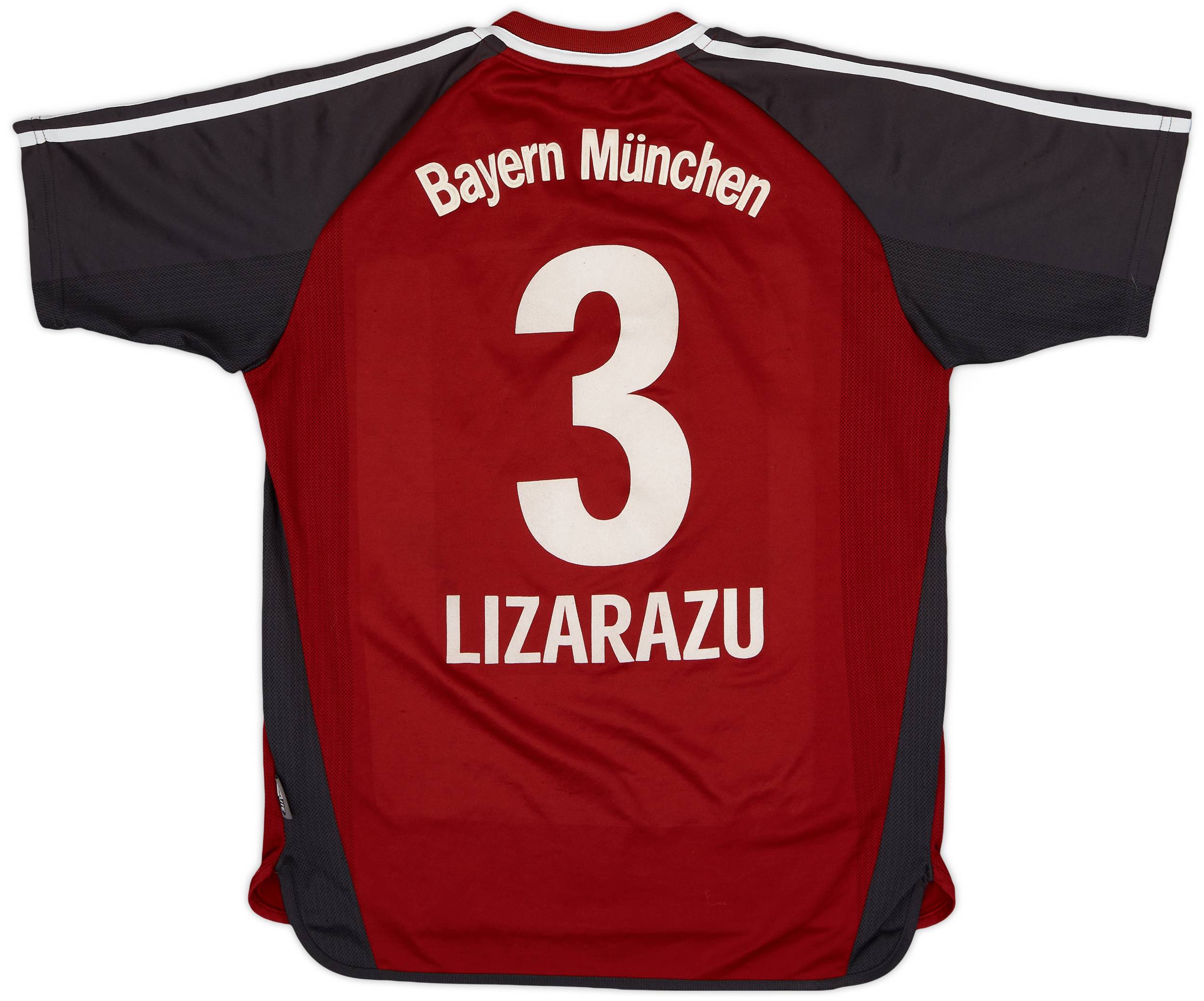 2001-02 Bayern Munich Home Shirt Lizarazu #3 - 8/10 - (XL.Boys)