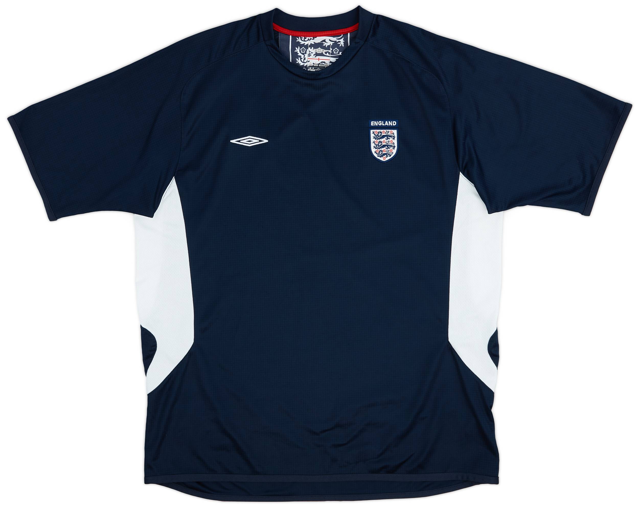 2005-06 England Umbro Training Shirt - 9/10 - (XL)