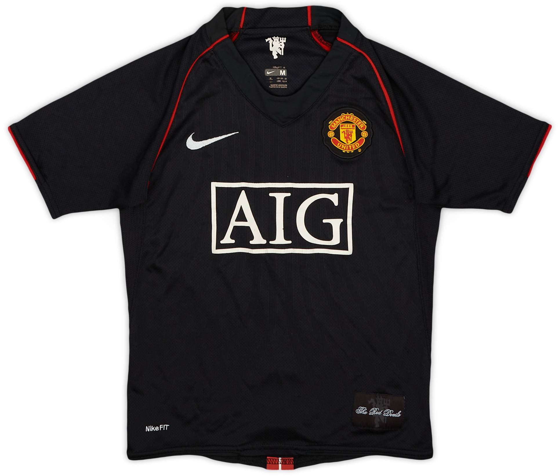 2007-08 Manchester United Away Shirt - 5/10 - (M.Boys)