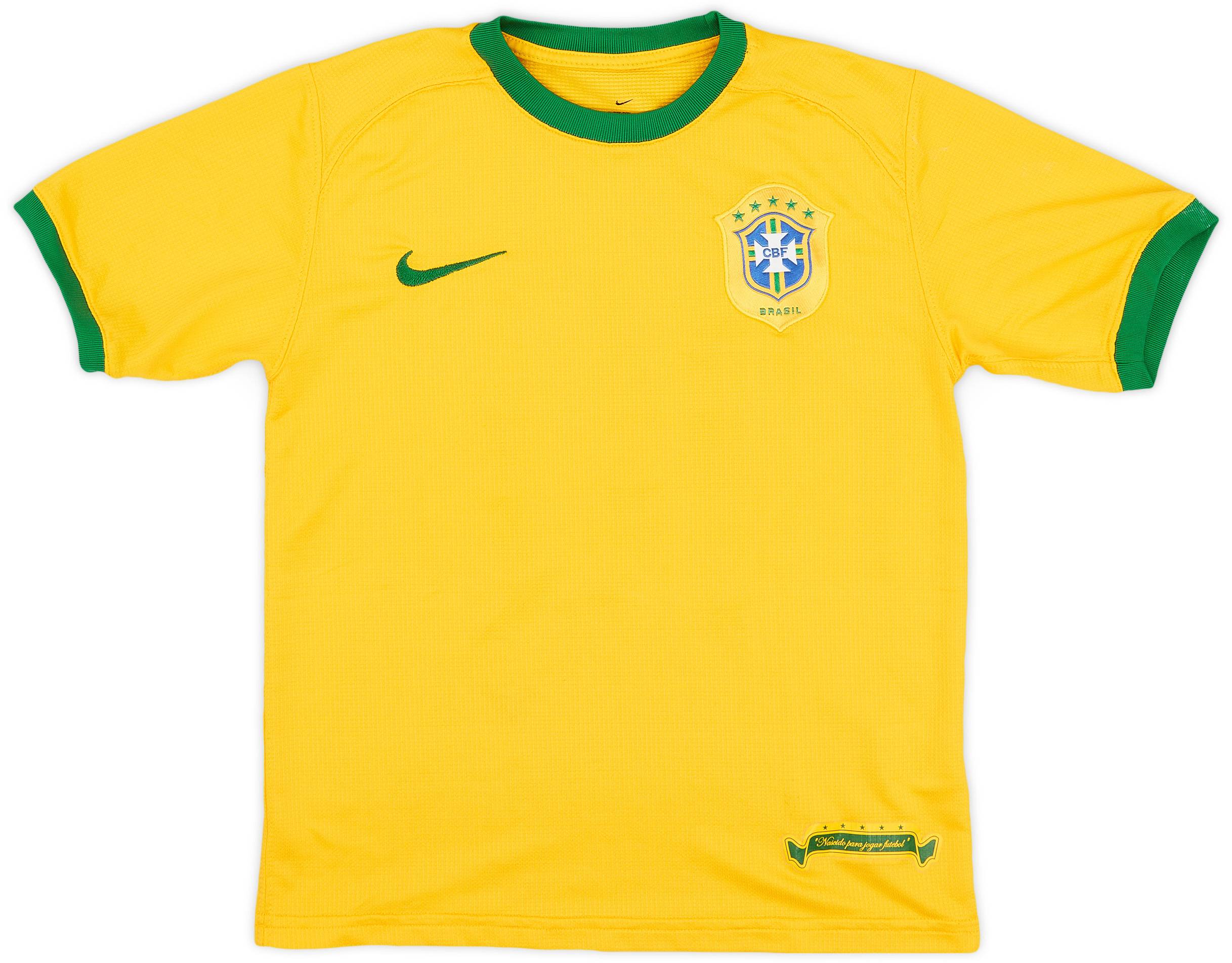 2006-08 Brazil Home Shirt #10 - 6/10 - (6-7 years)