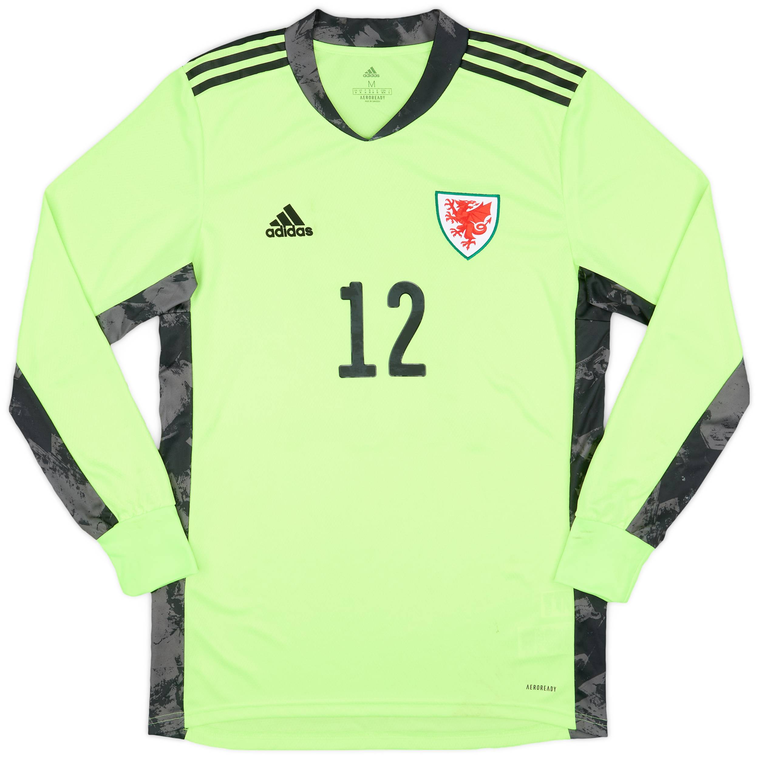 2020-21 Wales Player Issue GK Shirt #12 (M)