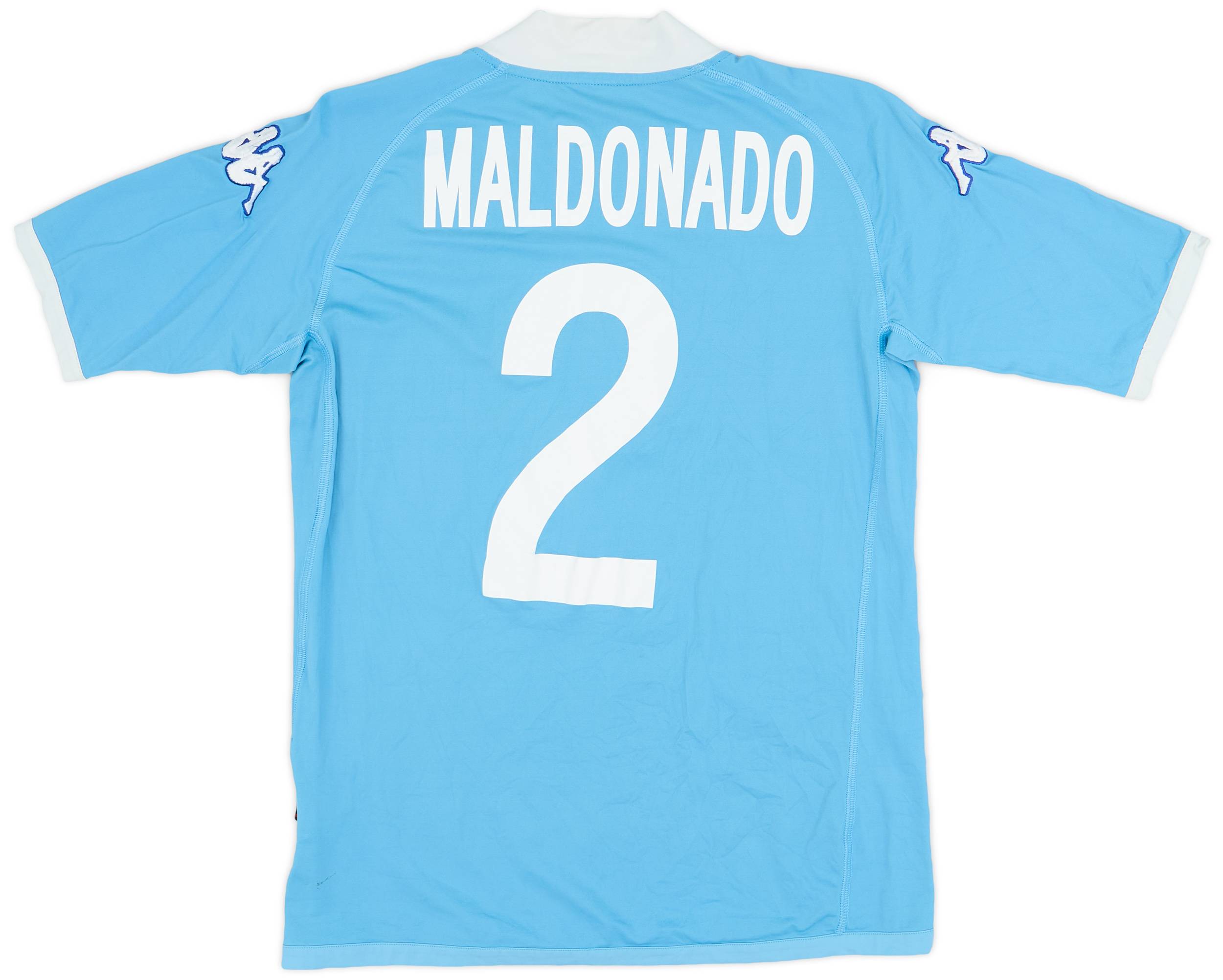 2005-06 Napoli Home Shirt Maldonado #2 - 5/10 - (L)