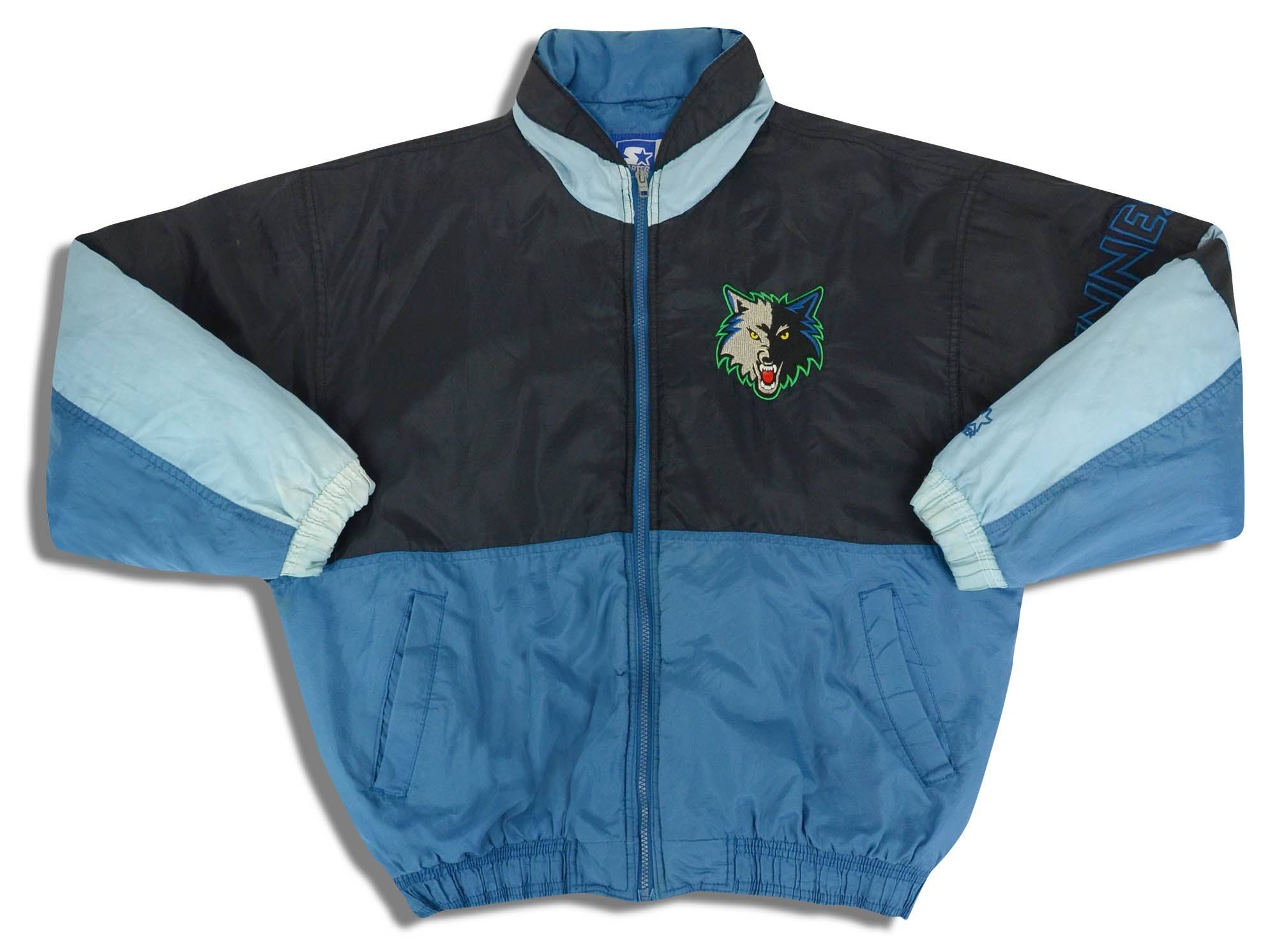 1990s Minnesota Timberwolves Starter Rain Coat M
