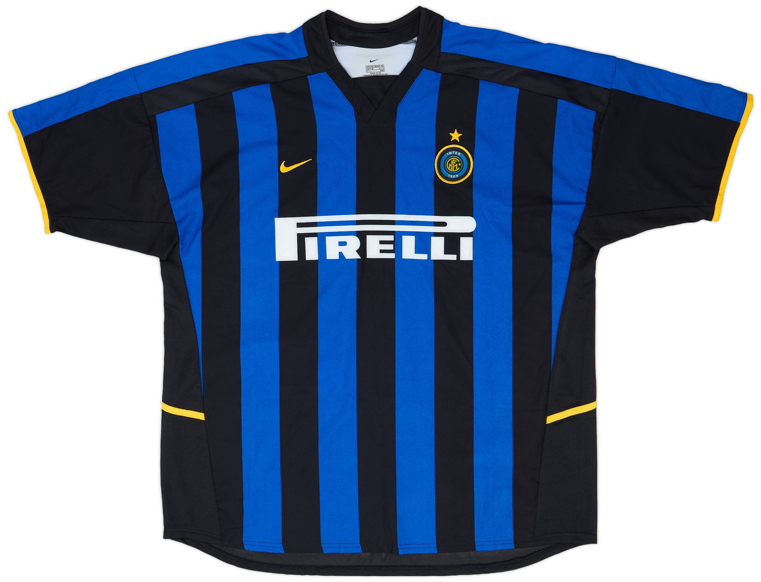 ウェア 02-03 InternazionaleMilano CRESPO9NIKE L 2002-03 Inter Milan Home Shirt Crespo #9 - 9/10 - (XXL)