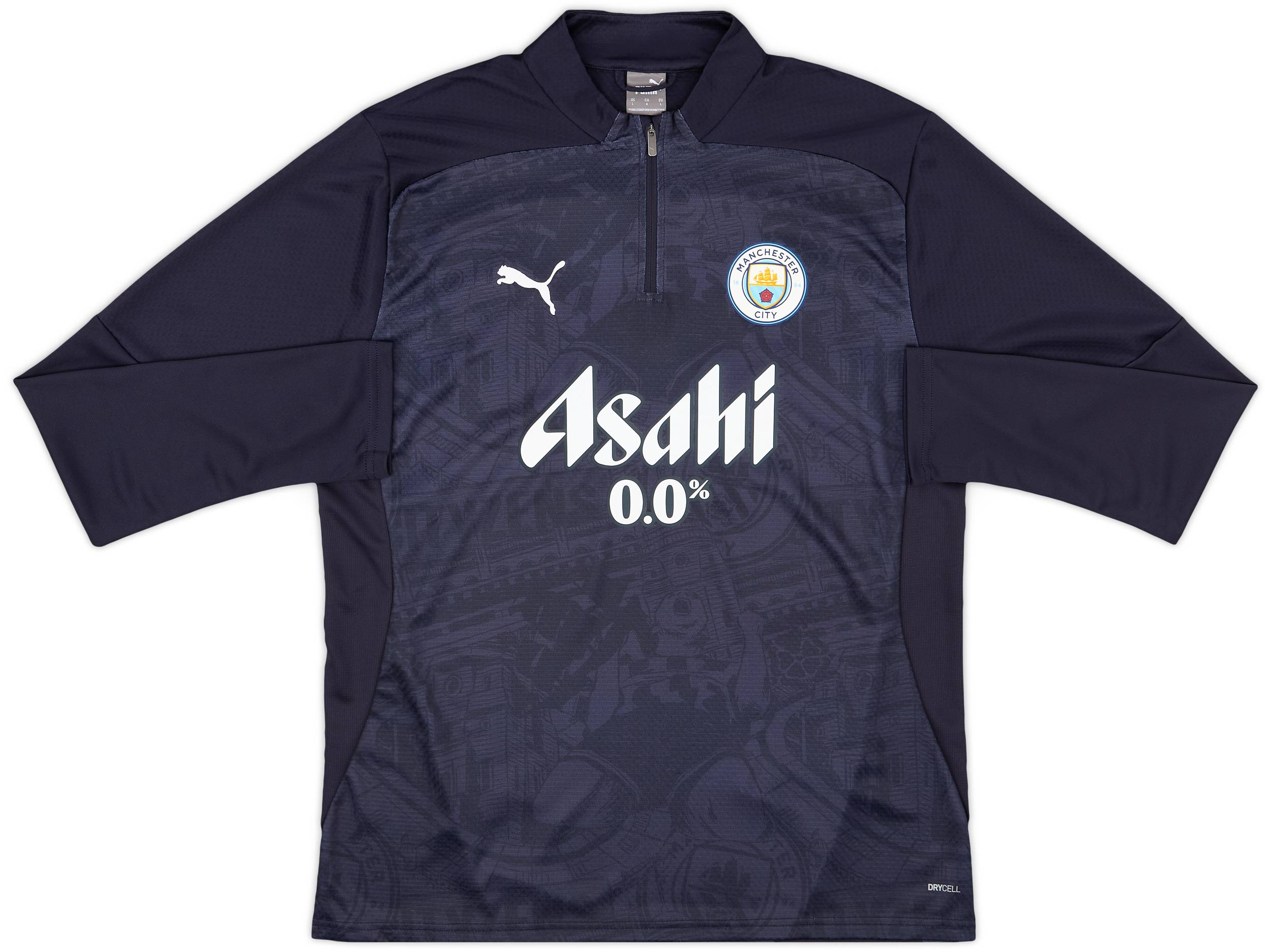 2024-25 manchester City Player Issue 1/4 Zip Training Top - As New