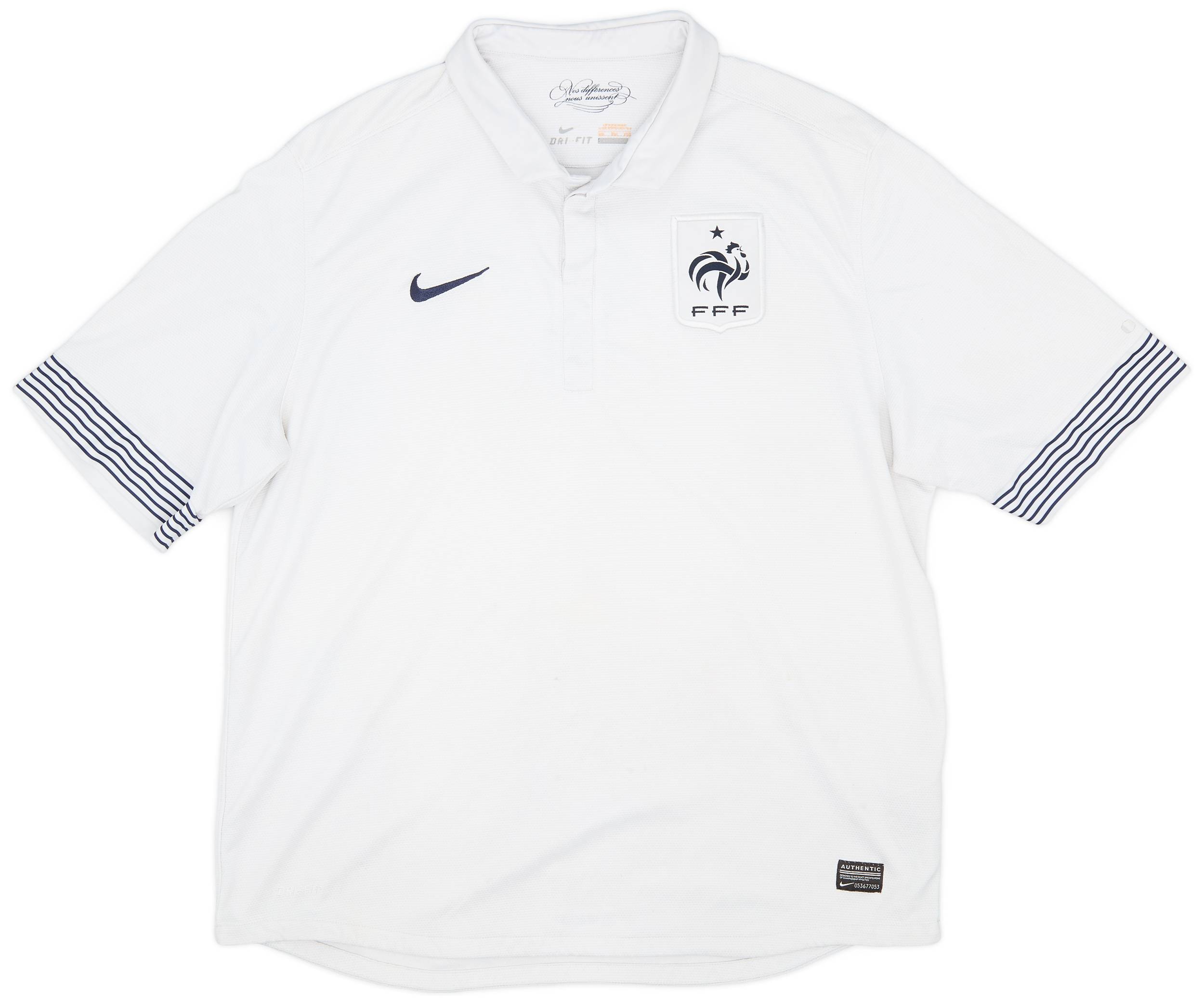 2012-13 France Away Shirt - 7/10 - (XXL)