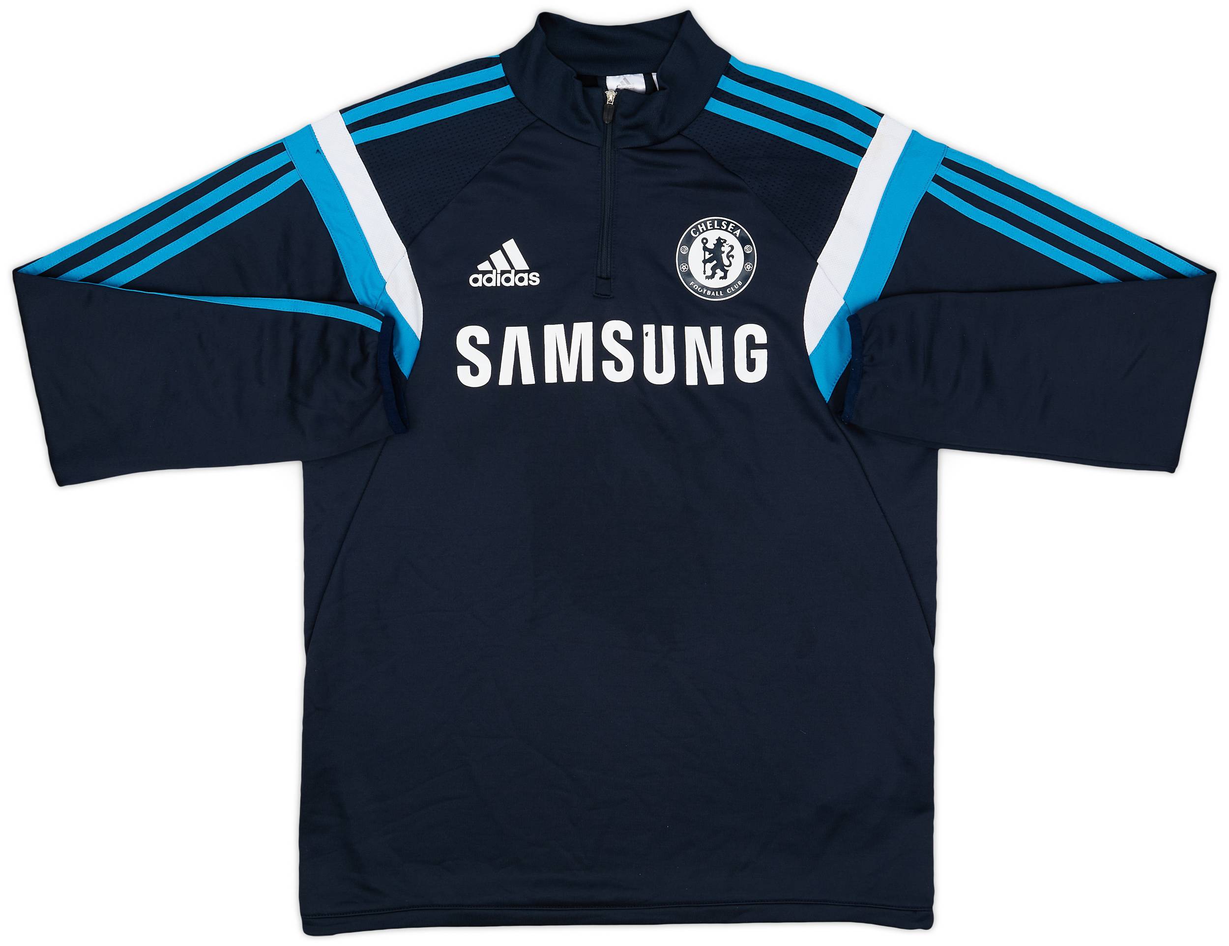 2014-15 Chelsea adidas 1/4 Zip Drill Top - 7/10 - (L)