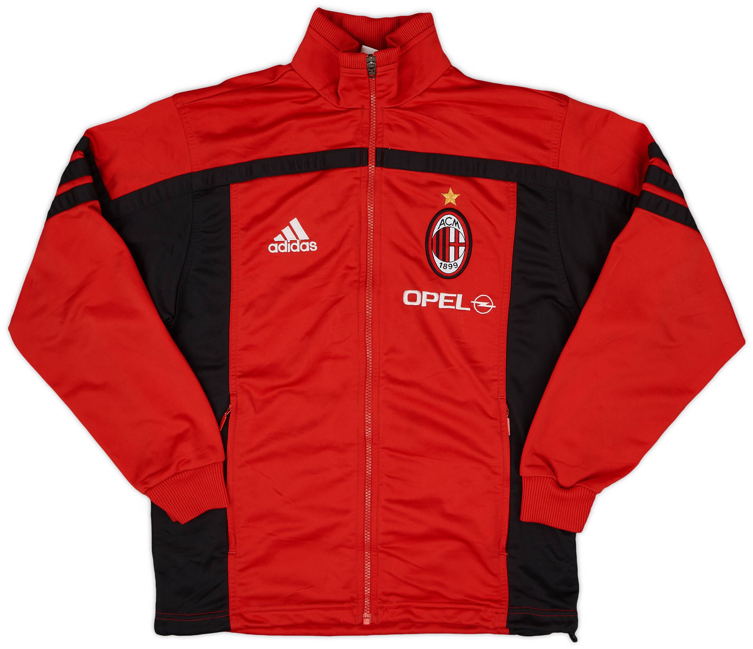 2000-01 AC Milan adidas Track Jacket - 9/10 - (XL.Boys)