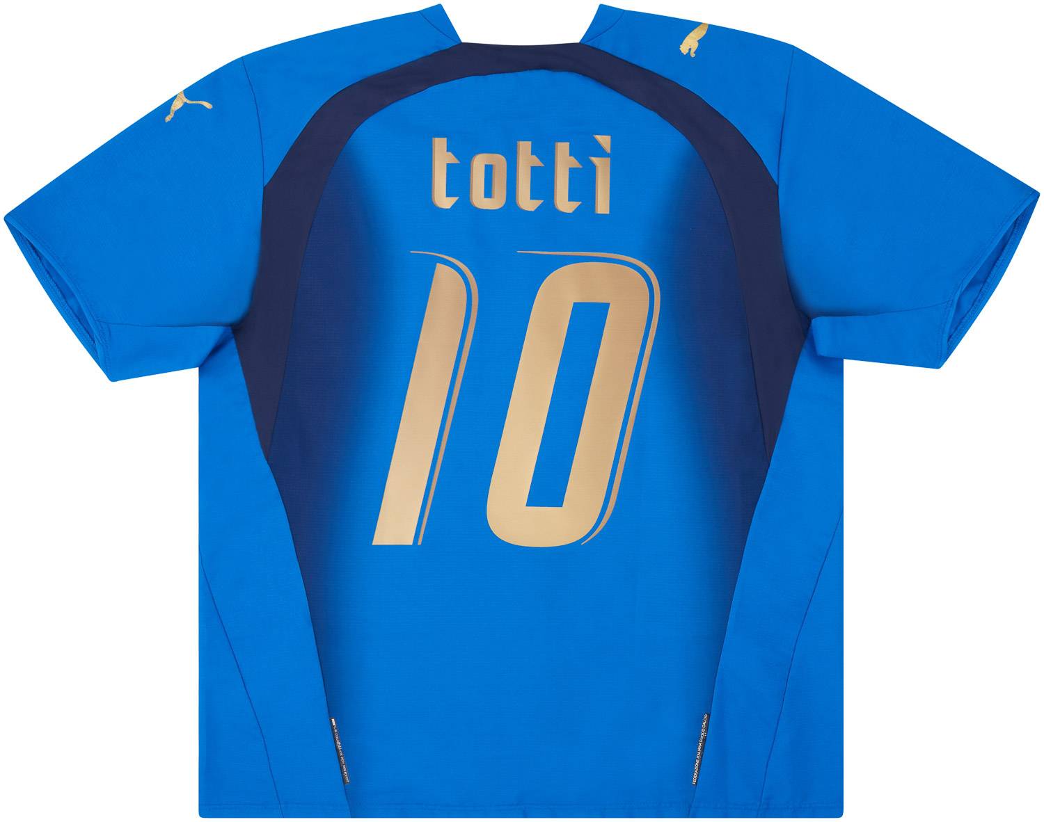 2006 Italy Home Shirt Totti #10